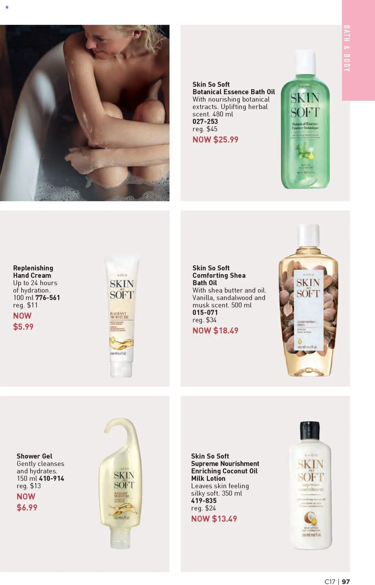 Avon flyer valid from 14.08.2025 | Page: 97 | Products: Cream, Body lotion, Hand cream, Butter