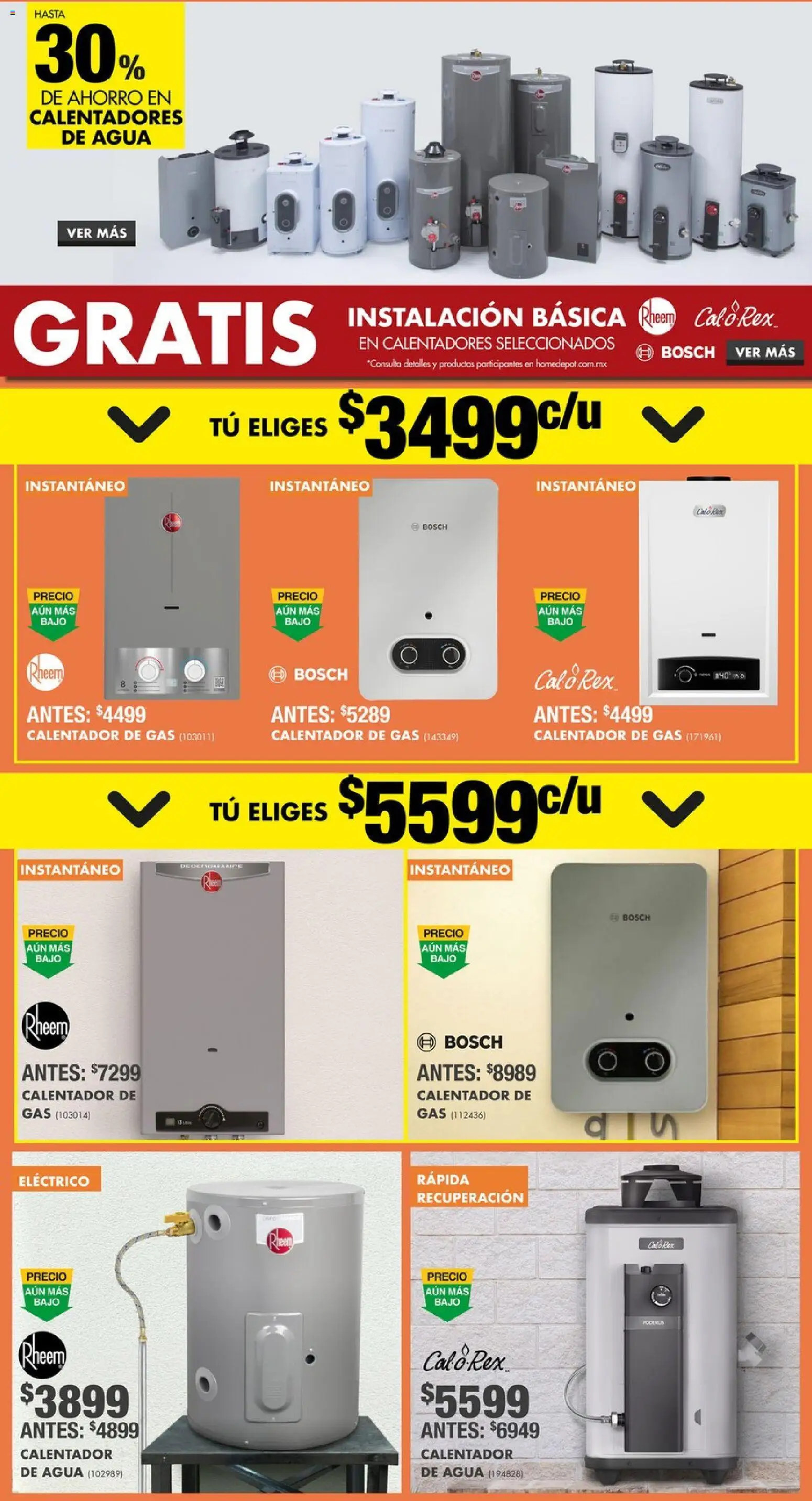 Nuevas ofertas de Home Depot válidas en toda la República Mexicana desde el 27.11.2025. ¡Encuentra las mejores ofertas en Home Depot Black Friday! | Página: 8 | Productos: Agua