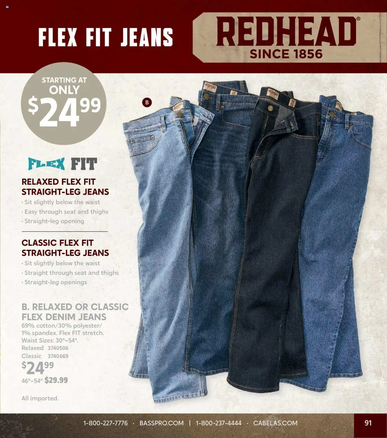 Cabela's Fall Clothing 25 - valid from 01.10.2025 | Page: 91 | Products: Jeans