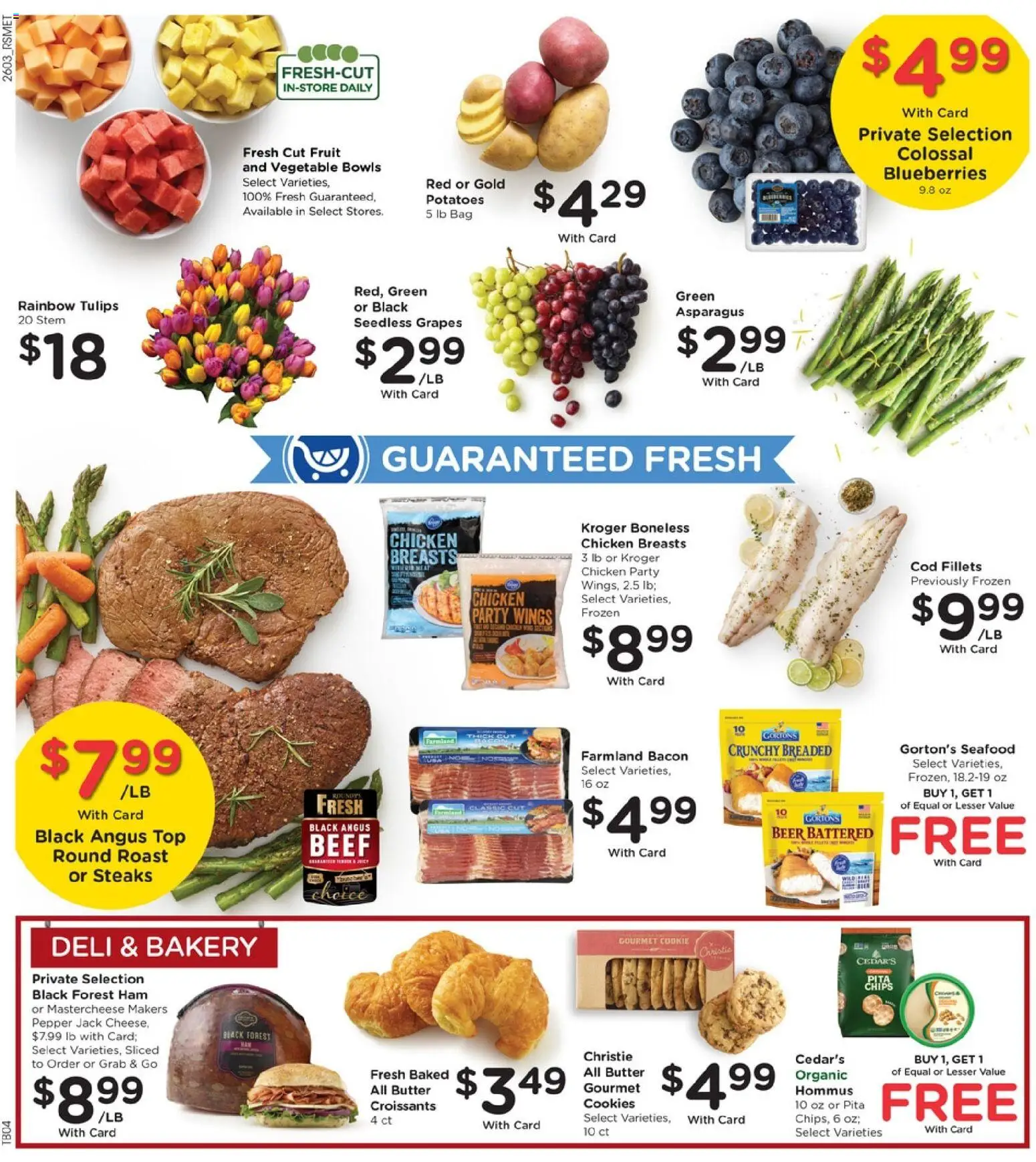 Pick ‘n Save Weekly Ad - valid from 18.02.2026 | Page: 10 | Products: Butter, Potatoes, Croissants, Blueberries