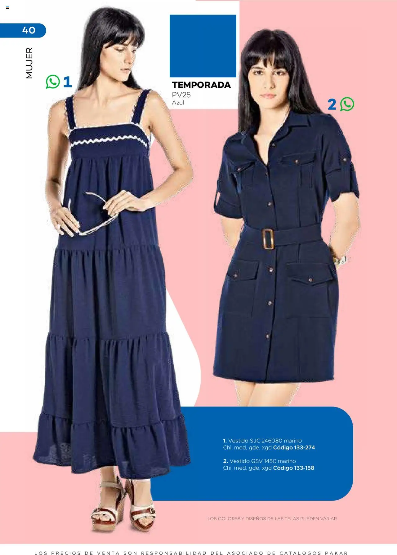 Nuevas ofertas de SC Pakar válidas en toda la República Mexicana desde el 31.01.2025. ¡Encuentra las mejores ofertas en SC Pakar catálogo Ropa! | Página: 40 | Productos: Vestido