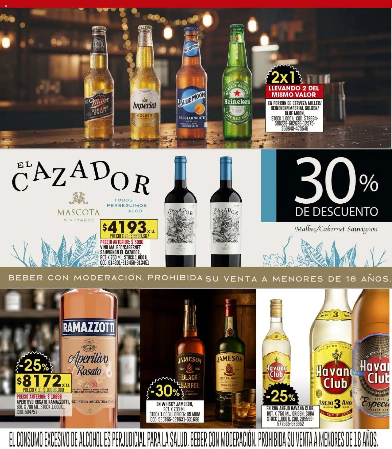 Coto - Ofertas │ válido desde el 12.01.2026 | Página: 15 | Productos: Whisky, Whiskey, Vino, Cerveza