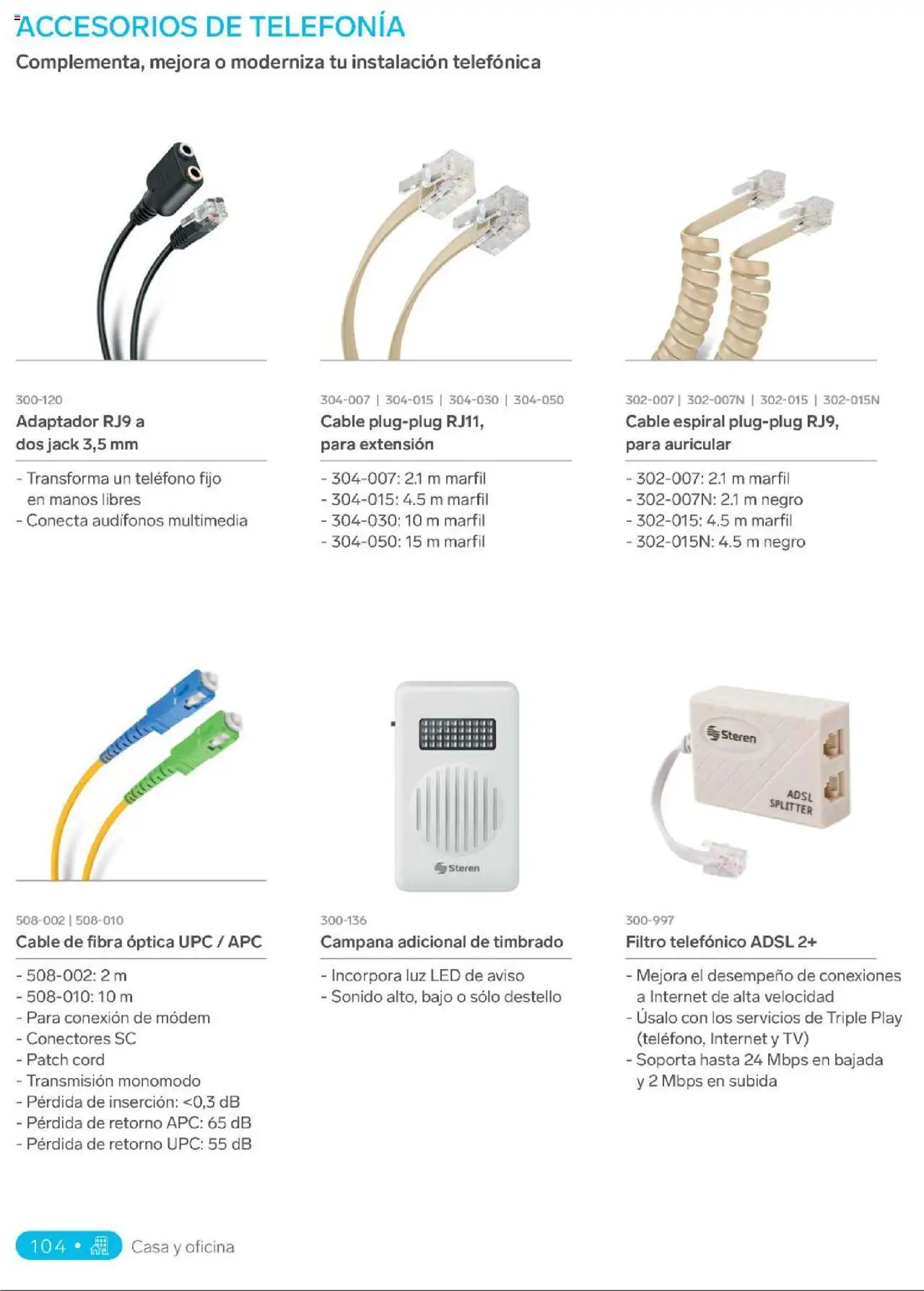 Nuevas ofertas de Steren válidas en toda la República Mexicana desde el 01.01.2025. ¡Encuentra las mejores ofertas en Steren catálogo! | Página: 122 | Productos: Extensión, Audífonos, Cable, Adaptador