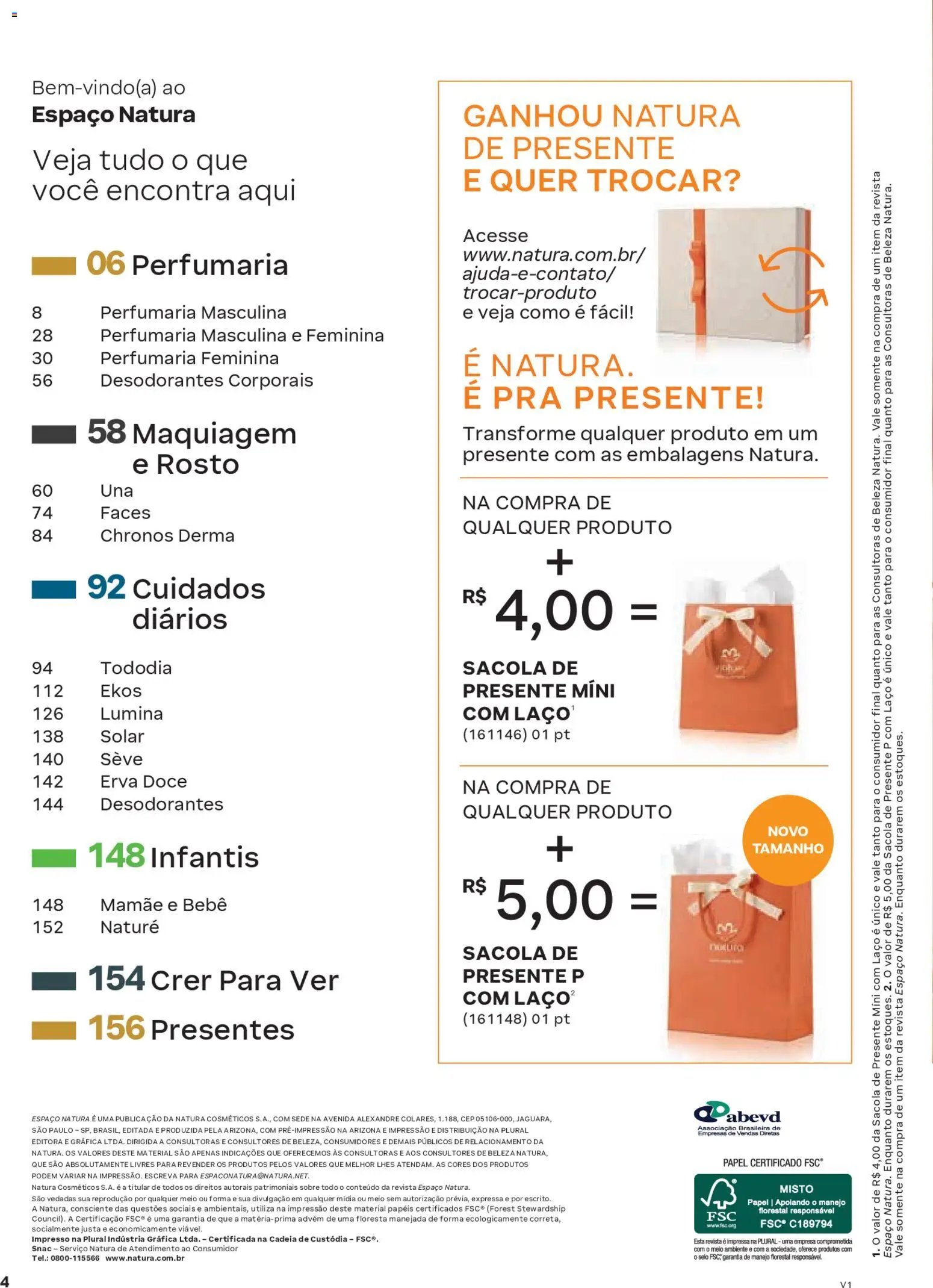 Natura Folheto - válido de 26.12.2025 | Página: 4 | Produtos: Maquiagem, Revista