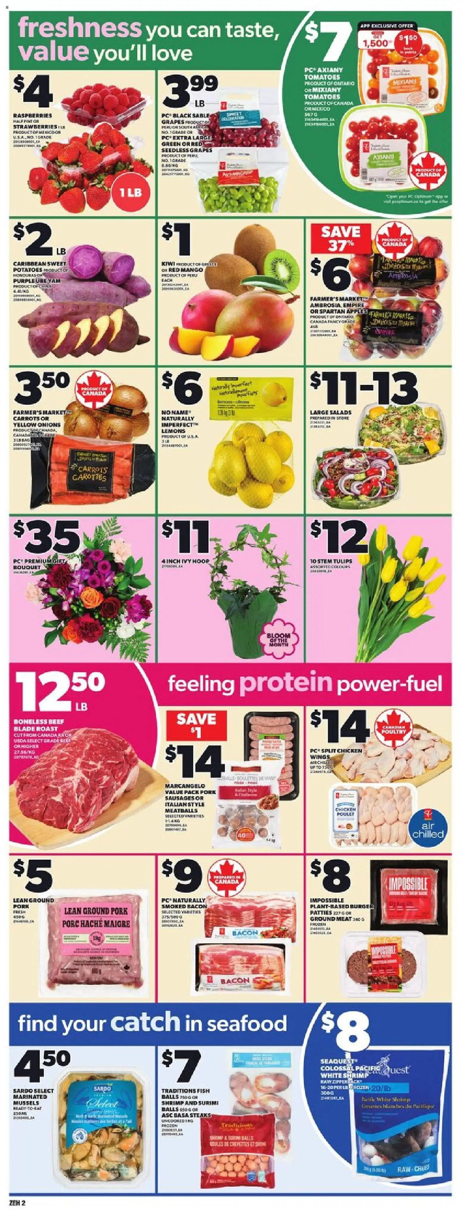 Zehrs flyer valid from 15.01.2026 | Page: 5 | Products: Kiwi, PC, Chicken, Pork