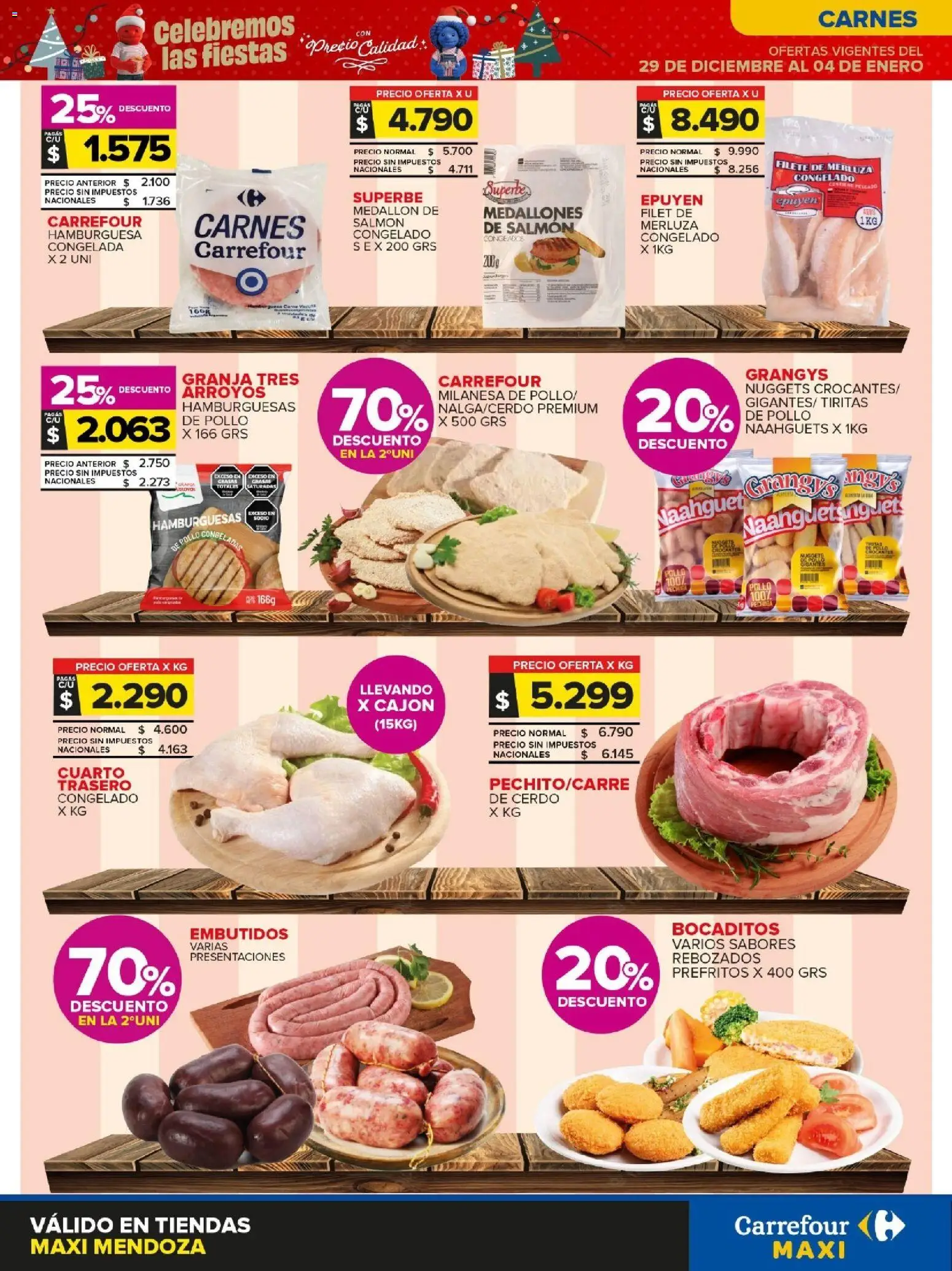 Carrefour - Frutas y Verduras  │ válido desde el 29.12.2025 | Página: 2 | Productos: Pollo, Milanesa, Pescado, Cerdo