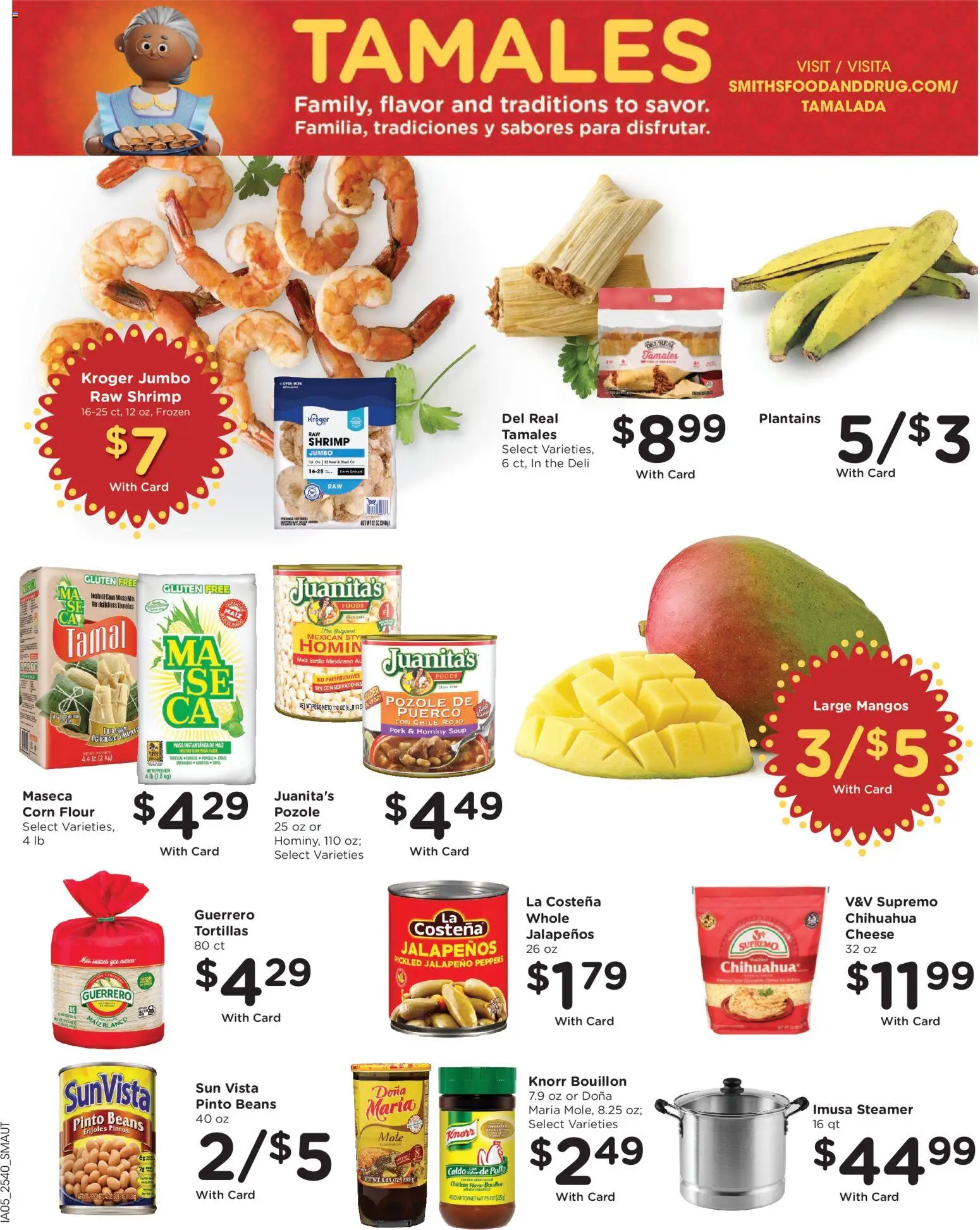 Smith's Black Friday - valid from 05.11.2025 | Page: 14 | Products: Corn, Peppers, Cheese, Steamer