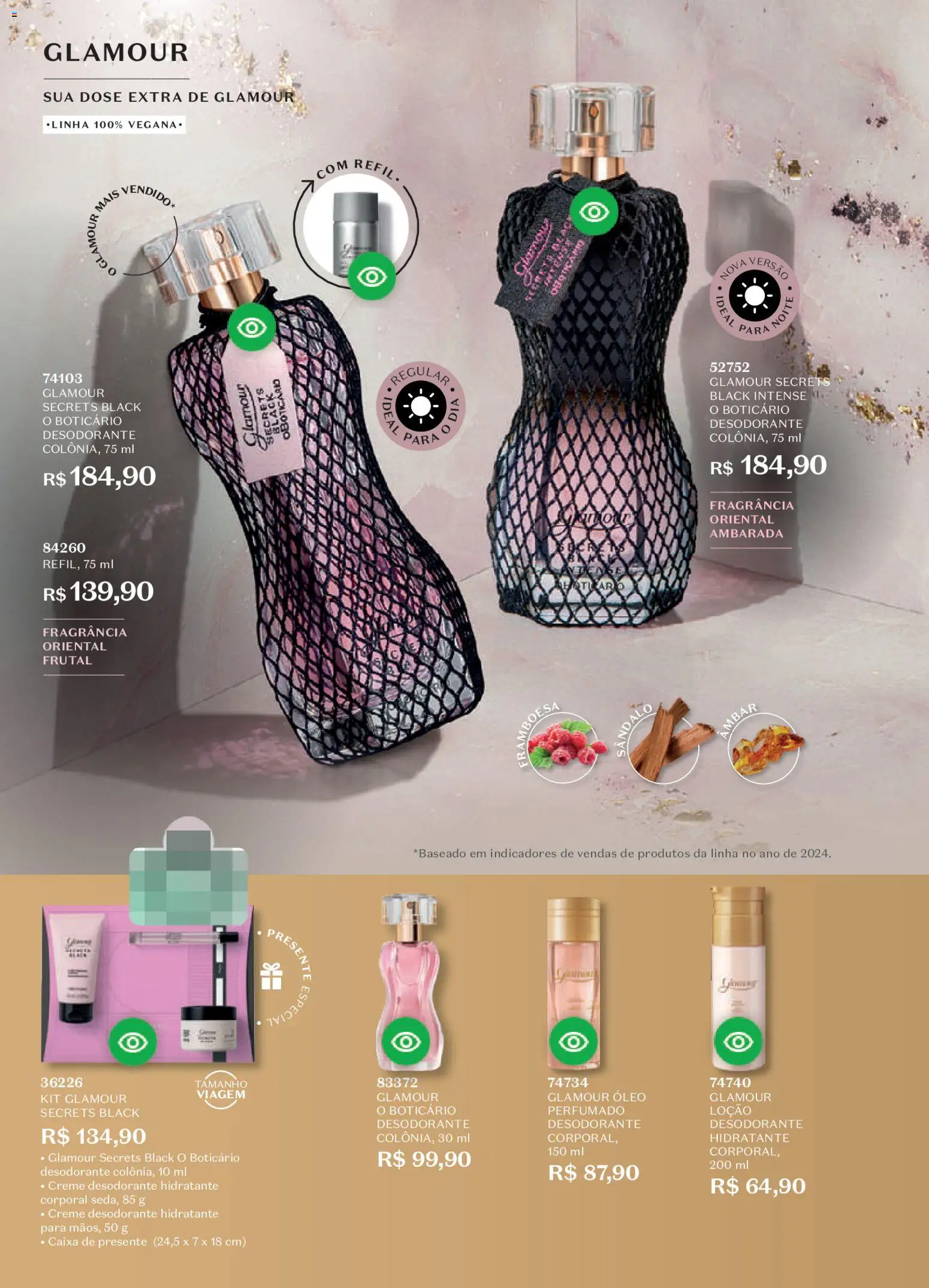 O Boticário Folheto - válido de 03.11.2025 | Página: 80 | Produtos: Fragrância, Desodorante, Óleo, Creme