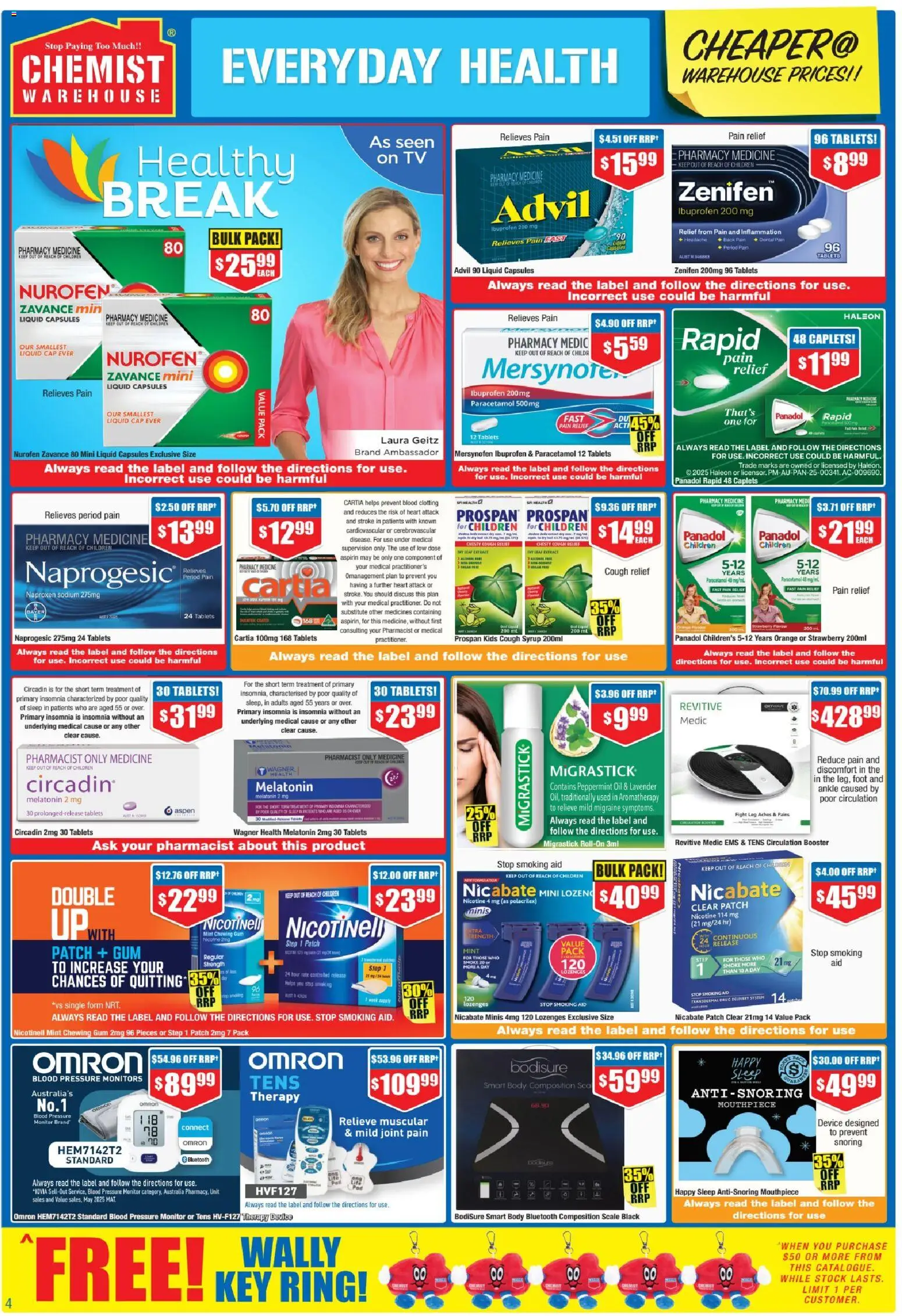 Chemist Warehouse catalogue - valid from 01.01.2026 | Page: 4 | Products: Couch, Oil, Monitor, Treatment