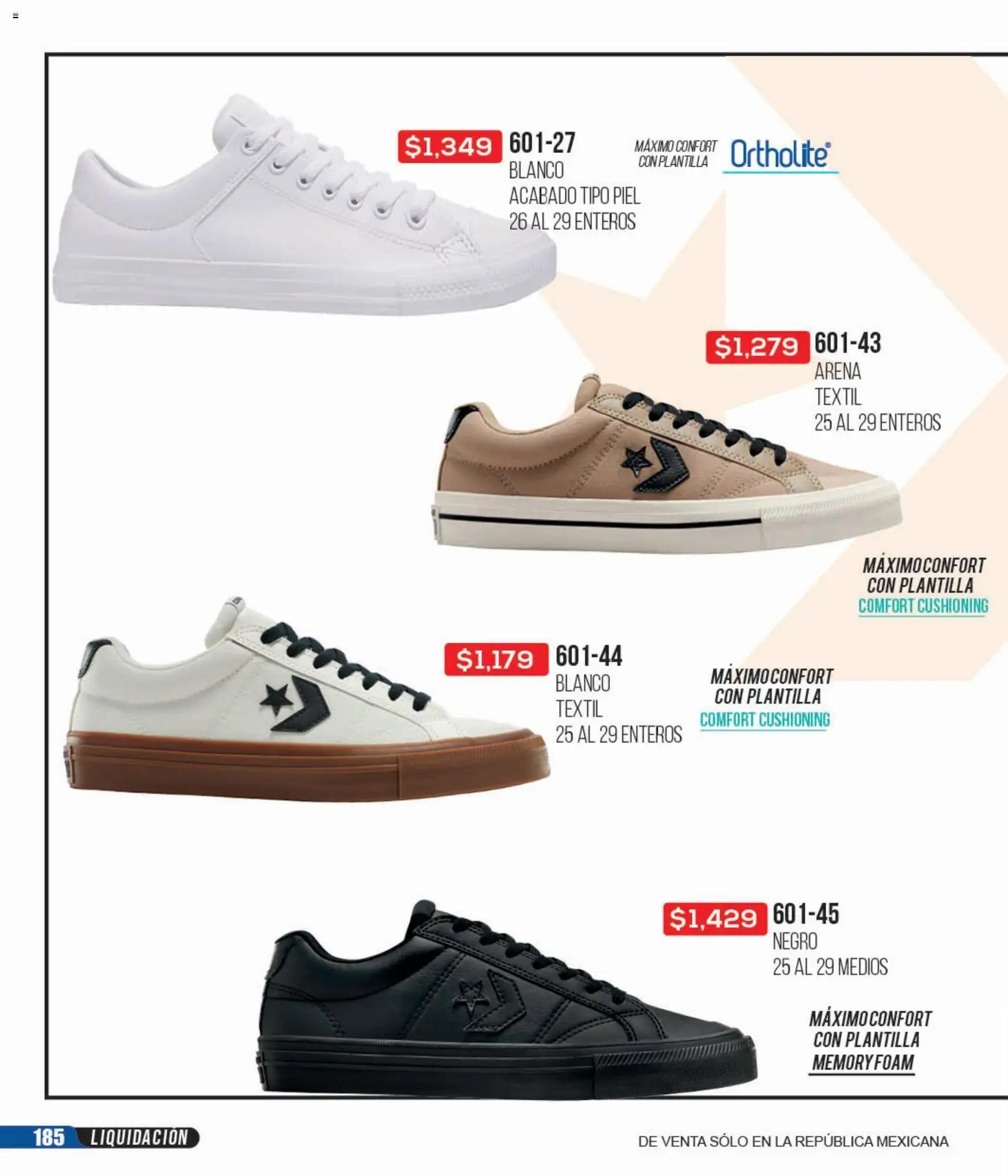 Nuevas ofertas de Cklass válidas en toda la República Mexicana desde el 18.03.2026. ¡Encuentra las mejores ofertas en Cklass catálogo Liquidación total calzado! | Página: 186