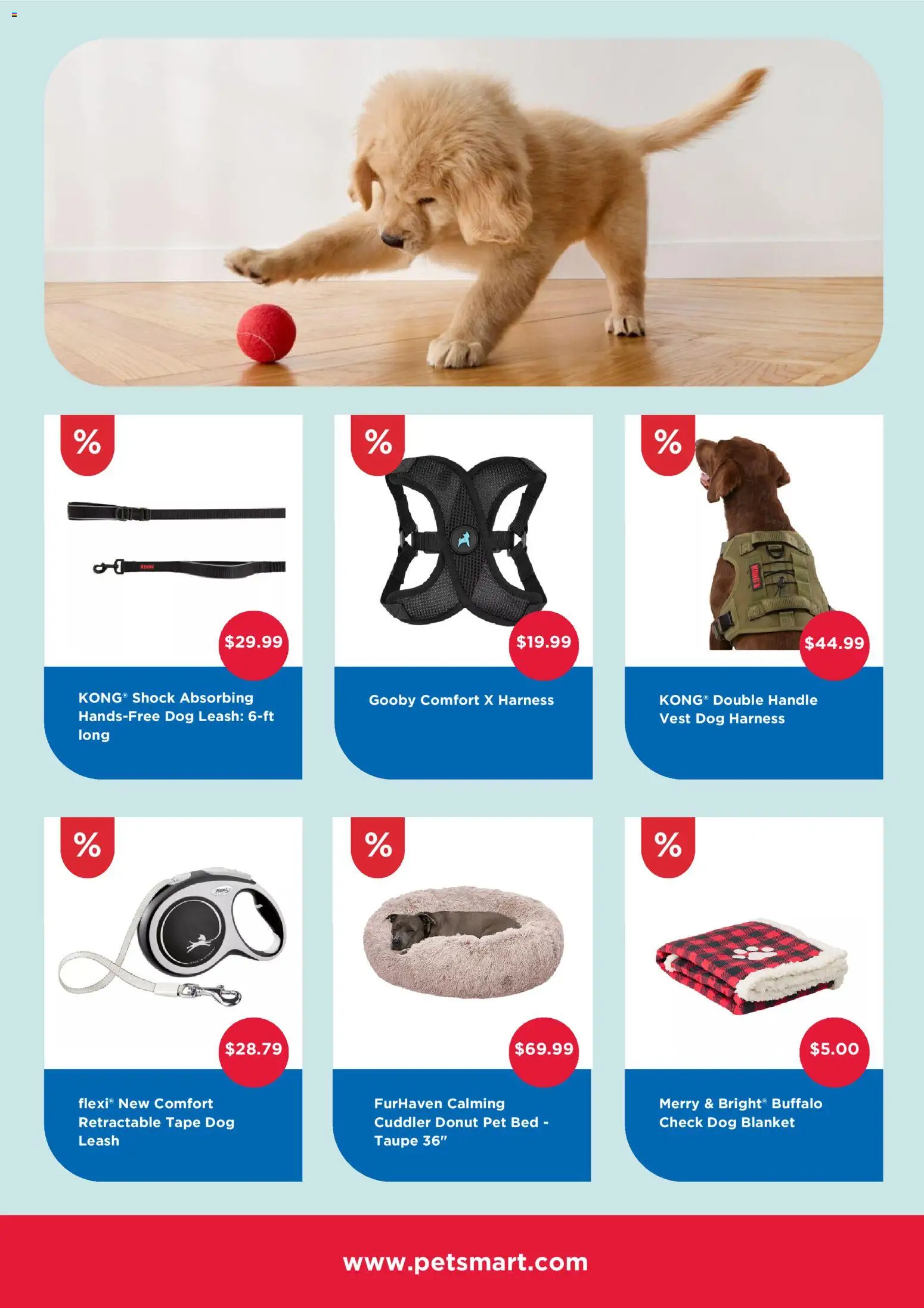 Petsmart Monthly Ad - valid from 01.01.2026 | Page: 3 | Products: Blanket, Pet Bed, Vest, Shock