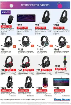 Preview of Harvey Norman Computers Hot Tech Deals - valid from 19.02.2026 | Page: 13 | Products: Accessories, Keyboard, Headset, Microphone