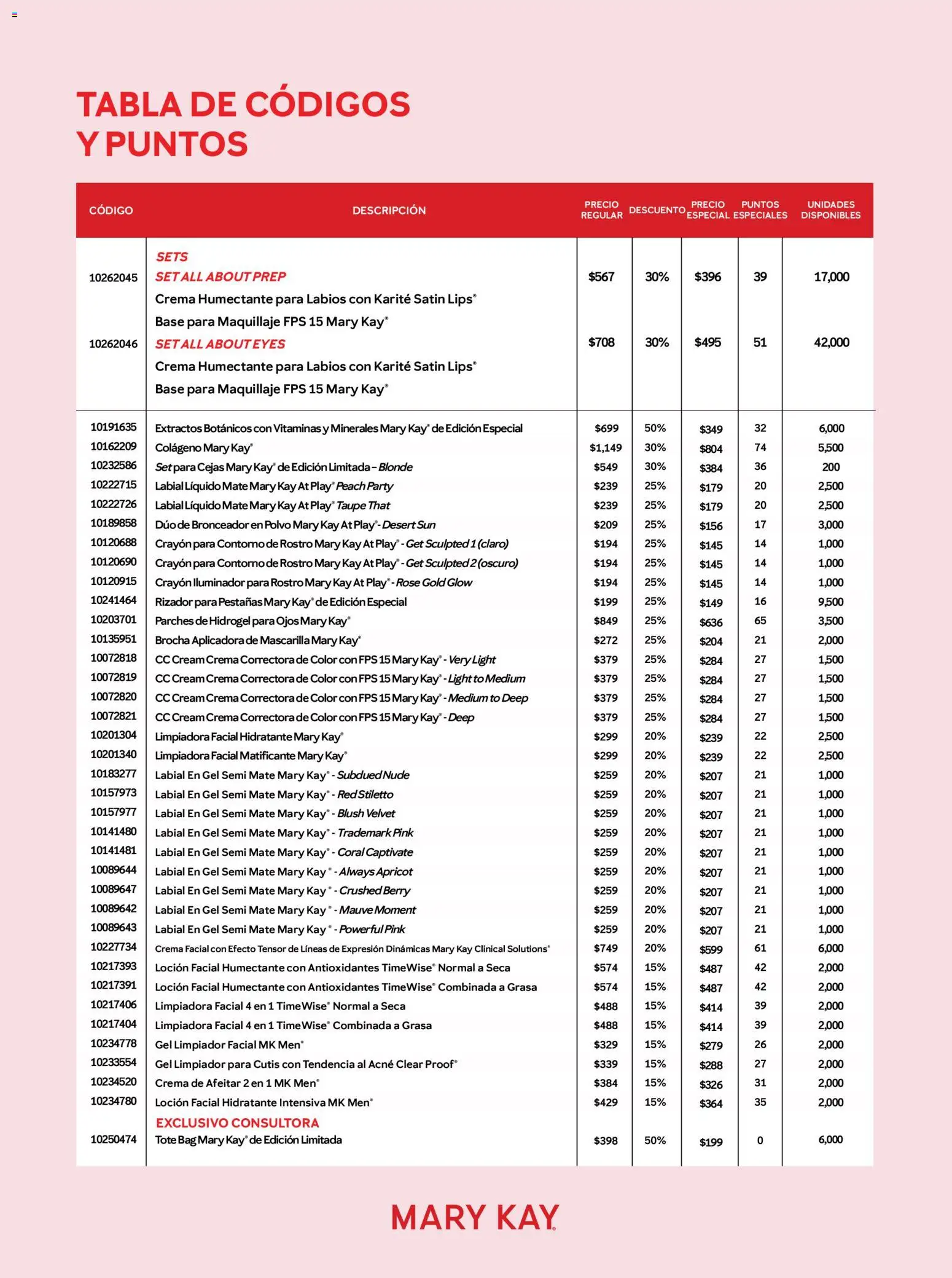 Nuevas ofertas de Mary Kay válidas en toda la República Mexicana desde el 13.11.2025. ¡Encuentra las mejores ofertas en Mary Kay Buen Fin ! | Página: 17 | Productos: Máscara, Contorno, Limpiador, Polvo