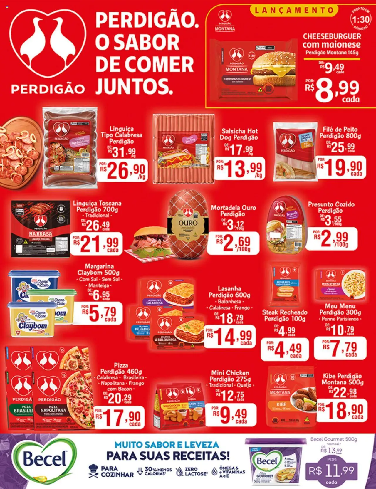 Supermercado Dalben Folheto - válido de 14.10.2025 | Página: 26 | Produtos: Linguiça, Queijo, Presunto, Margarina