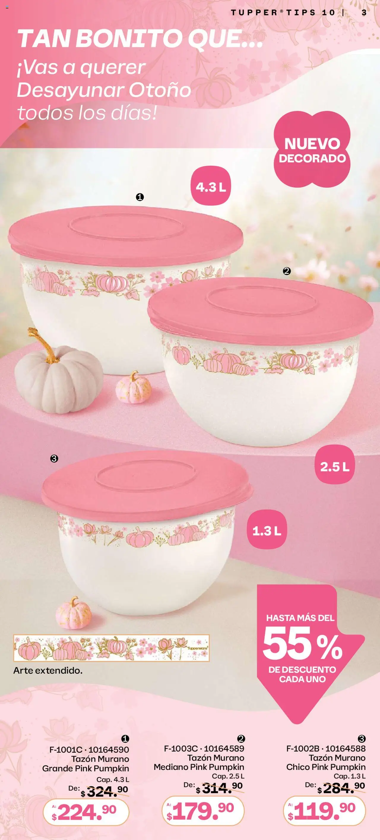 Nuevas ofertas de Tupperware válidas en toda la República Mexicana desde el 08.09.2025. ¡Encuentra las mejores ofertas en Tupperware - Catálogo! | Página: 3 | Productos: Tupper