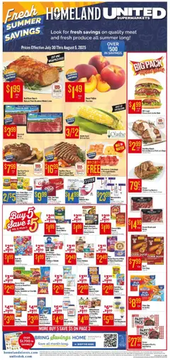 Preview of Homeland weekly ads valid from 30.07.2025