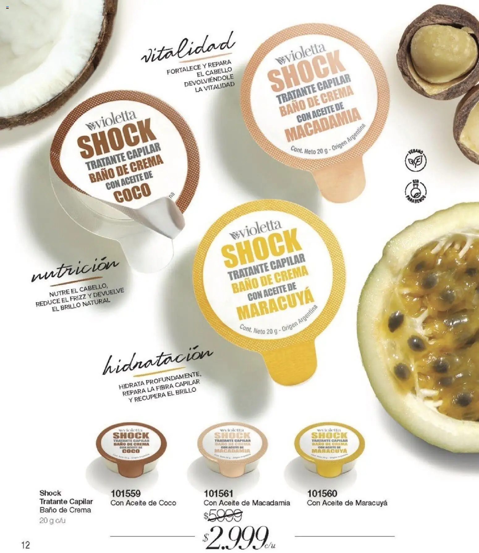Violetta catálogo │ válido desde el 01.02.2026 | Página: 12 | Productos: Baño, Brillo, Baño de crema, Crema