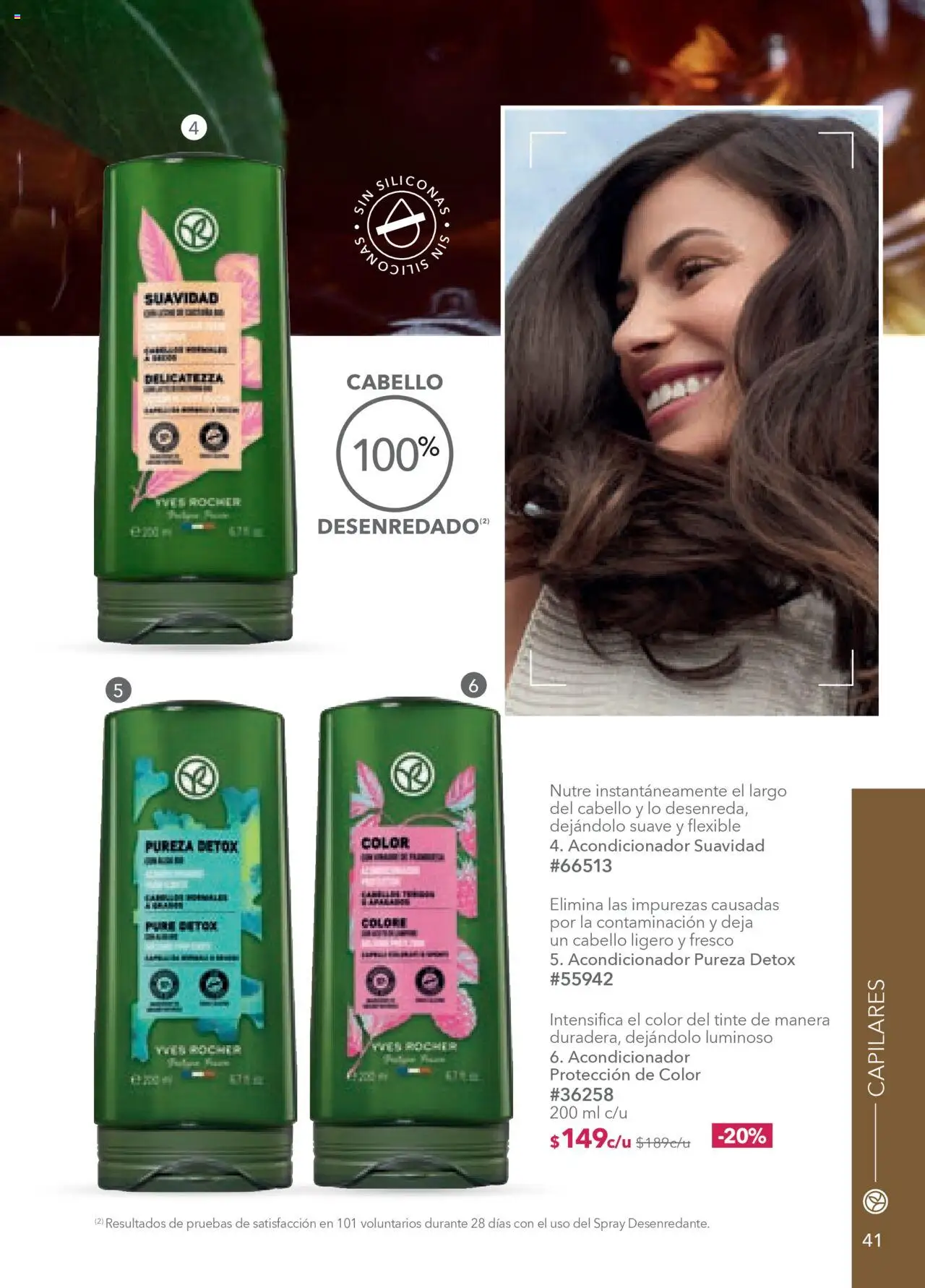 Nuevas ofertas de Yves Rocher válidas en toda la República Mexicana desde el 18.09.2025. ¡Encuentra las mejores ofertas en Yves Rocher - Campaña 13 2025! | Página: 41 | Productos: Flexible, Acondicionador