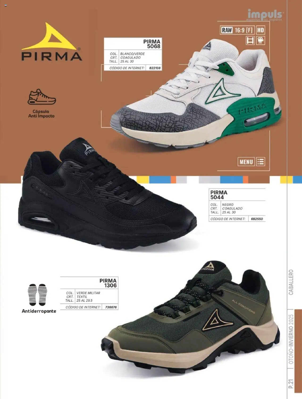 Nuevas ofertas de Impuls válidas en toda la República Mexicana desde el 07.07.2025. ¡Encuentra las mejores ofertas en Impuls catálogo Caballero Otoño-Invierno 2025! | Página: 23 | Productos: Zapatos