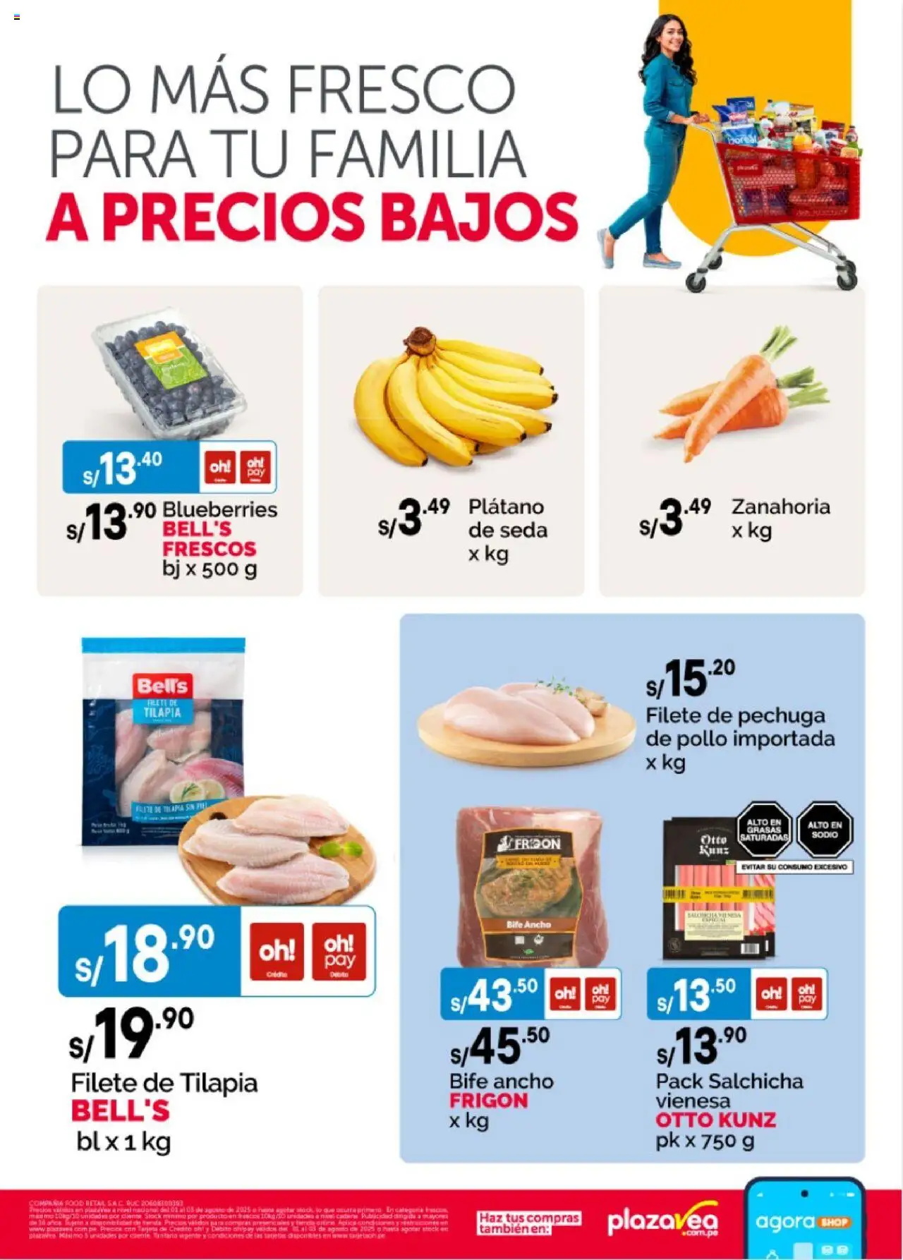Catálogo Plaza Vea válido desde 01.08.2025 | Página: 1 | Productos: Zanahoria