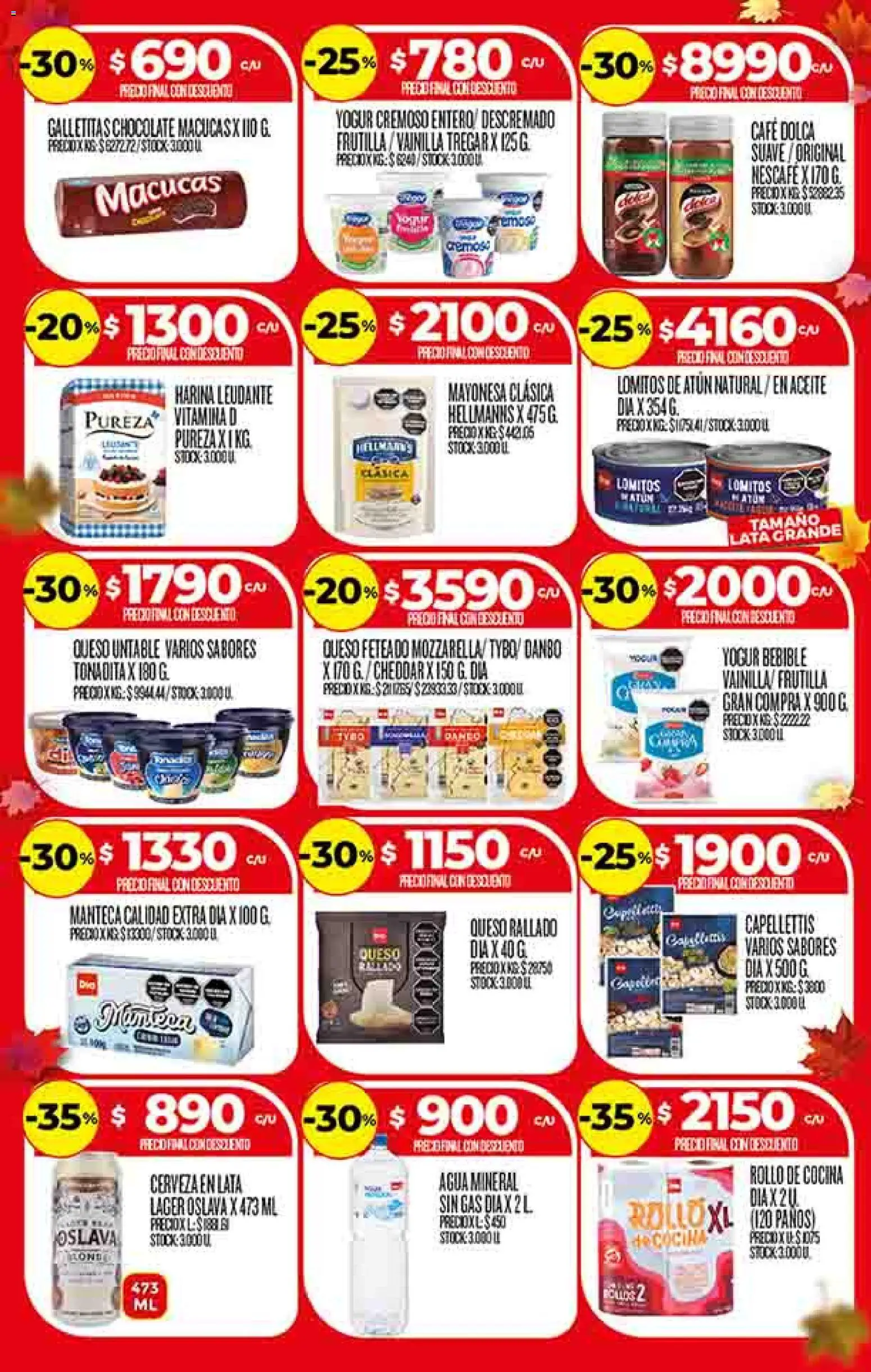 Dia - Ofertas │ válido desde el 08.04.2026 | Página: 3 | Productos: Cocina, Galletitas, Manteca, Yogur