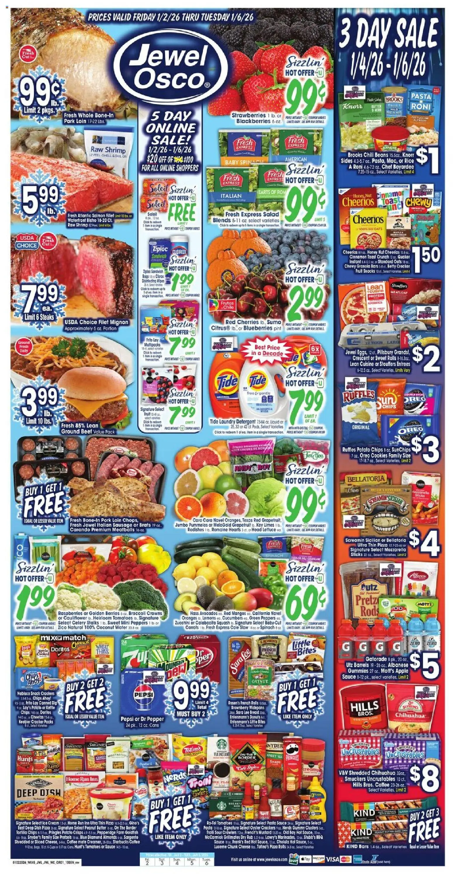 Jewel Osco Weekly Ad - IL - valid from 02.01.2026 | Page: 1