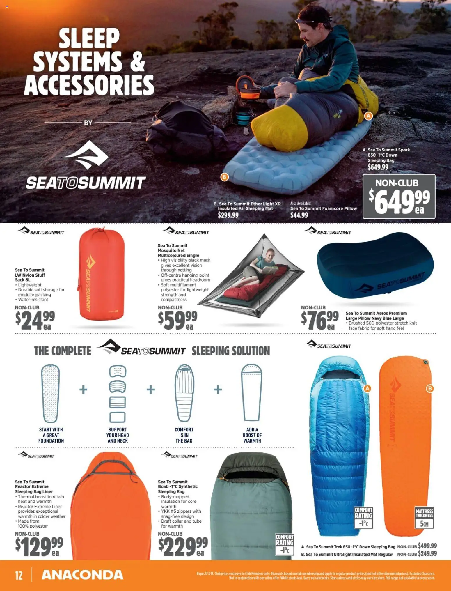 Anaconda catalogue - valid from 27.10.2025 | Page: 12 | Products: Foundation, Bag, Mattress, Pillow
