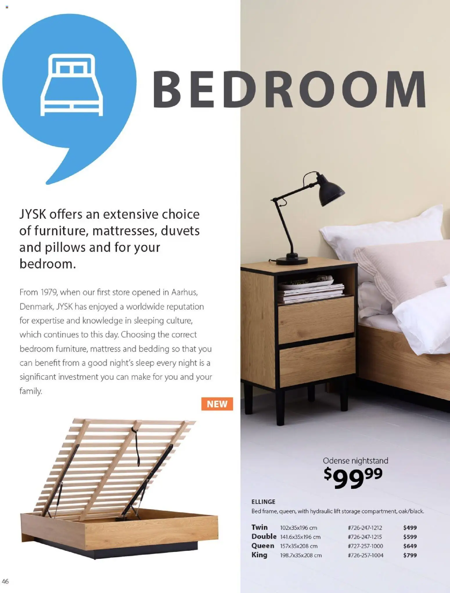 JYSK flyer valid from 01.01.2026 | Page: 46 | Products: Bed, Mattress