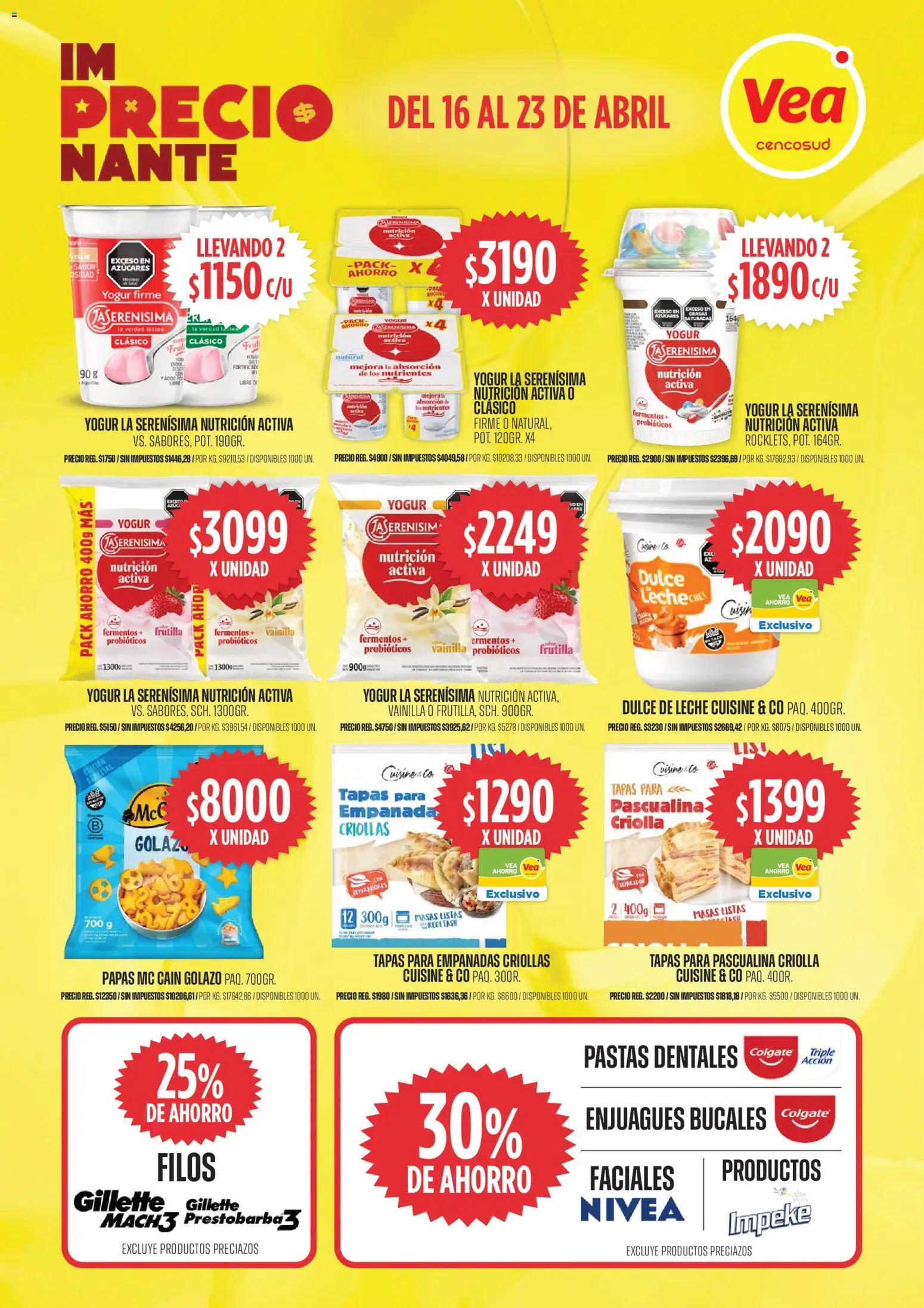 Vea ofertas │ válido desde el 16.04.2026 | Página: 6 | Productos: Frutilla, Dulce de leche, Leche, Yogur