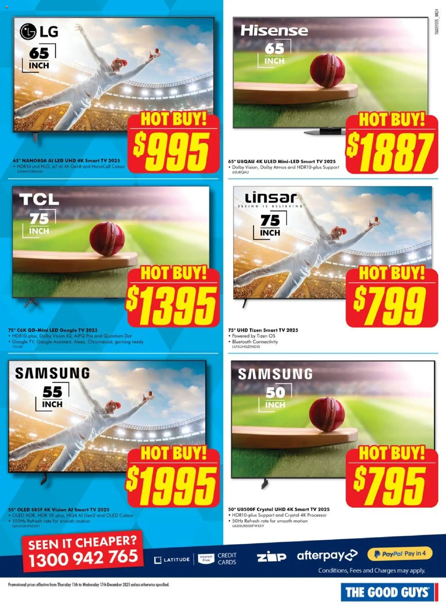 The Good Guys catalogue - valid from 10.12.2025 | Page: 2 | Products: Tv, Smart tv