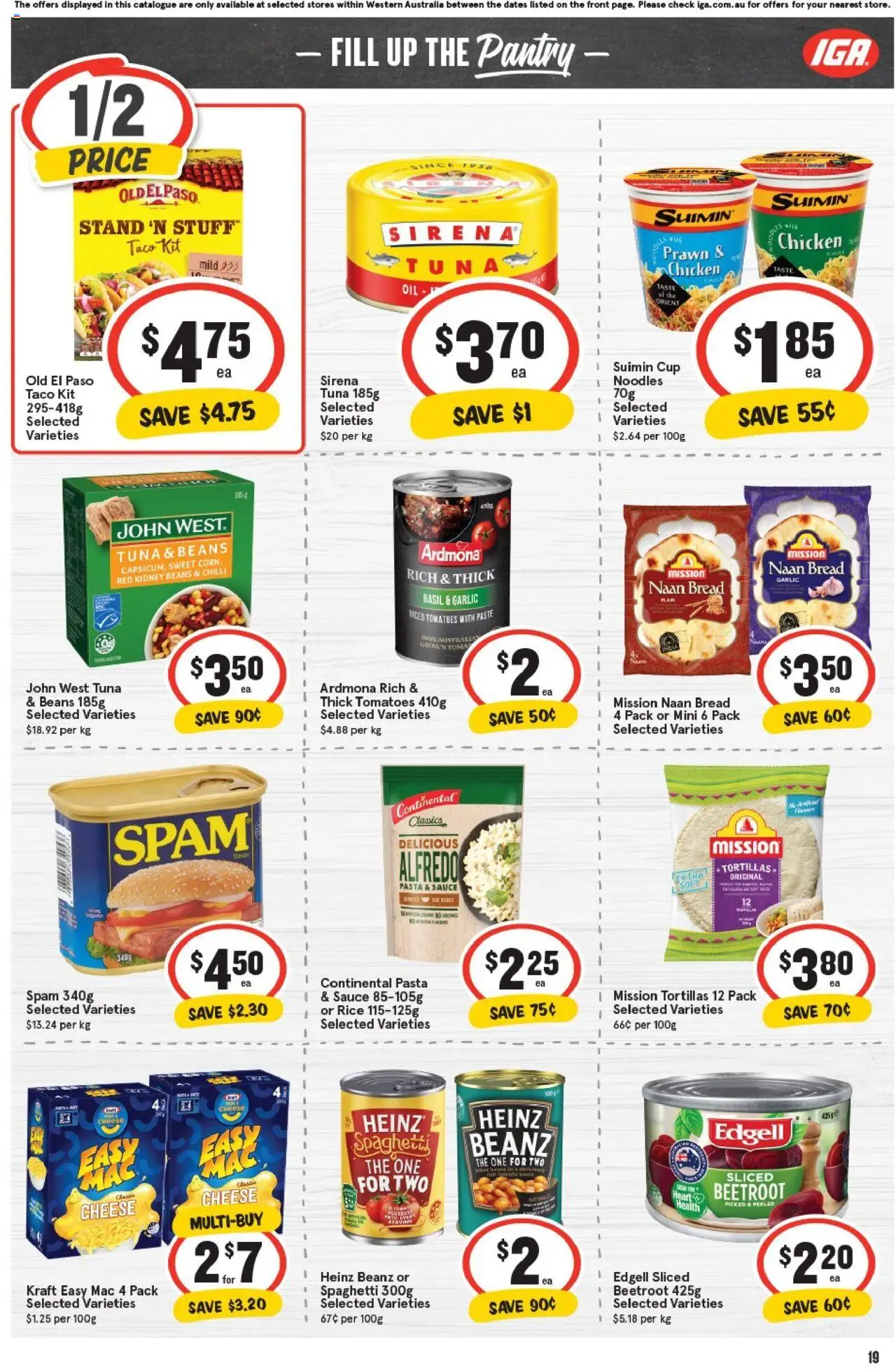 IGA catalogue - valid from 01.10.2025 | Page: 23 | Products: Butter, Cheese, Avocado, Fridge