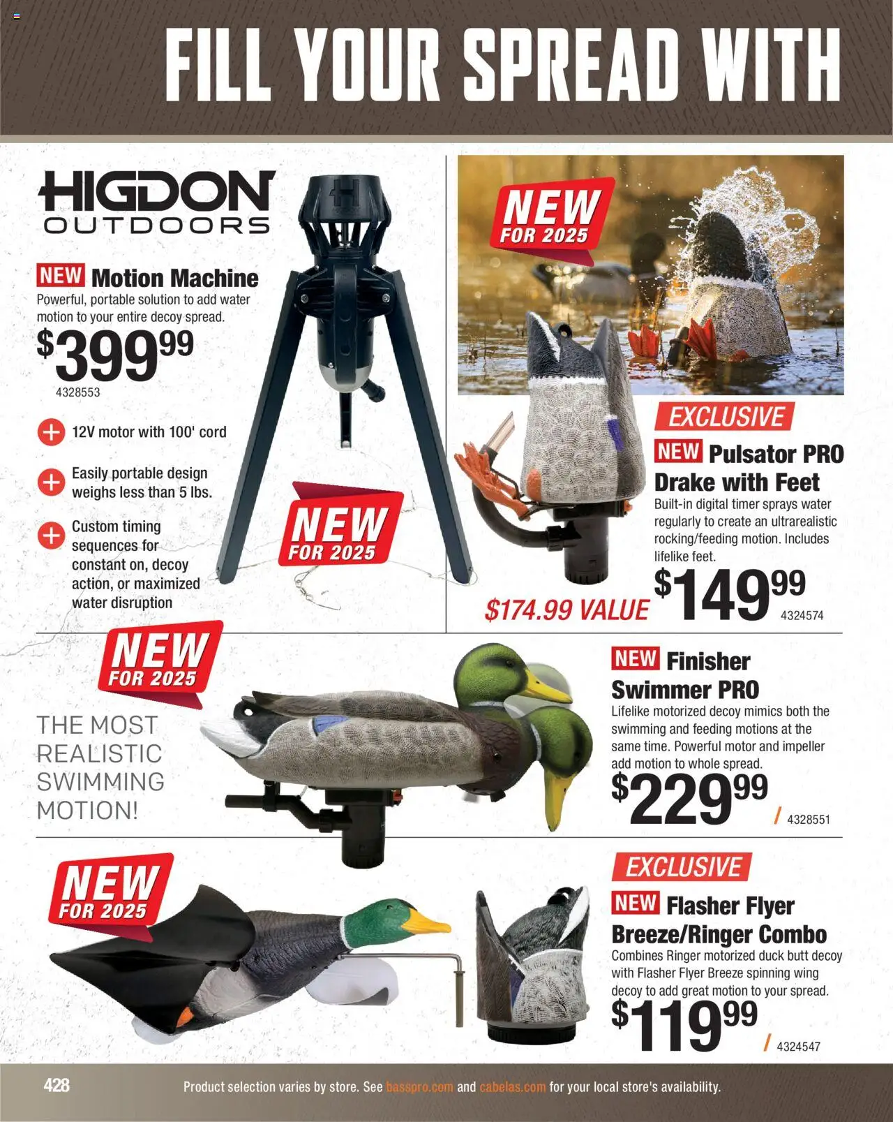 Cabela's Hunting Master 25 - valid from 11.08.2025 | Page: 428 | Products: Water, Flasher