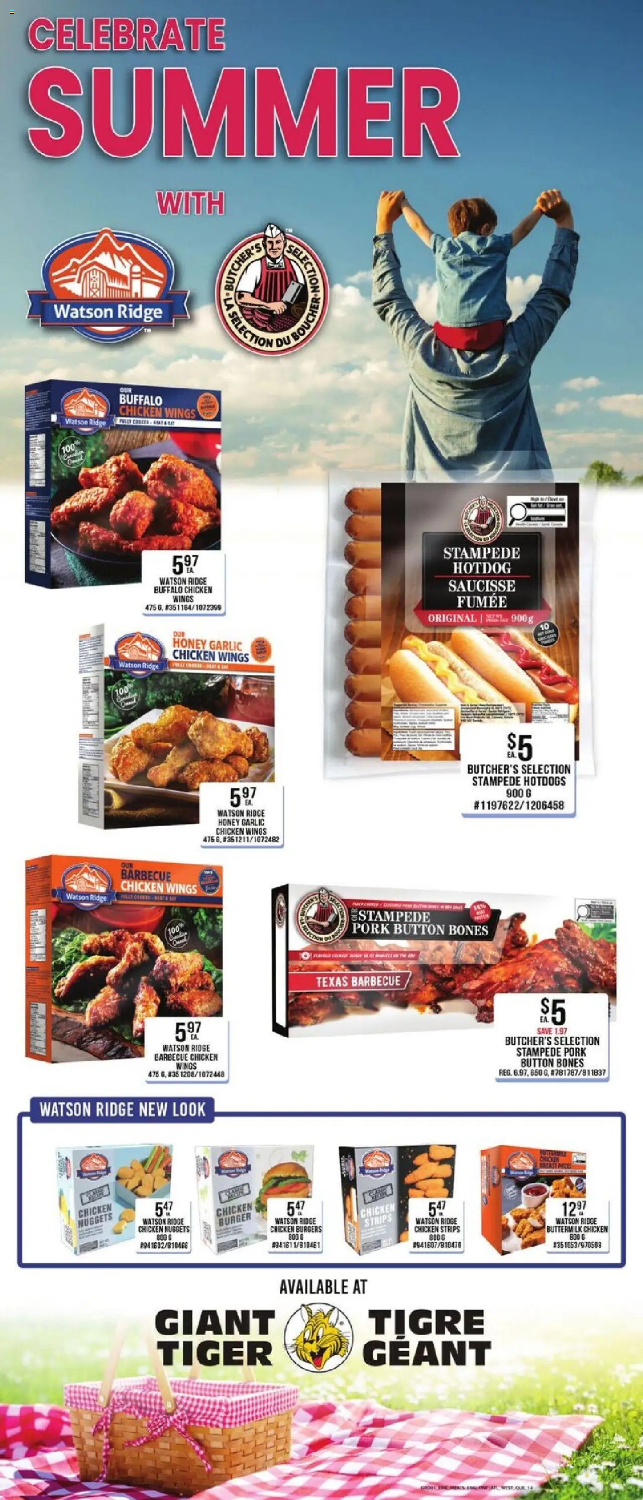 Giant Tiger flyer valid from 06.08.2025 | Page: 16 | Products: Chicken wings, Ridge, Chicken, Pork