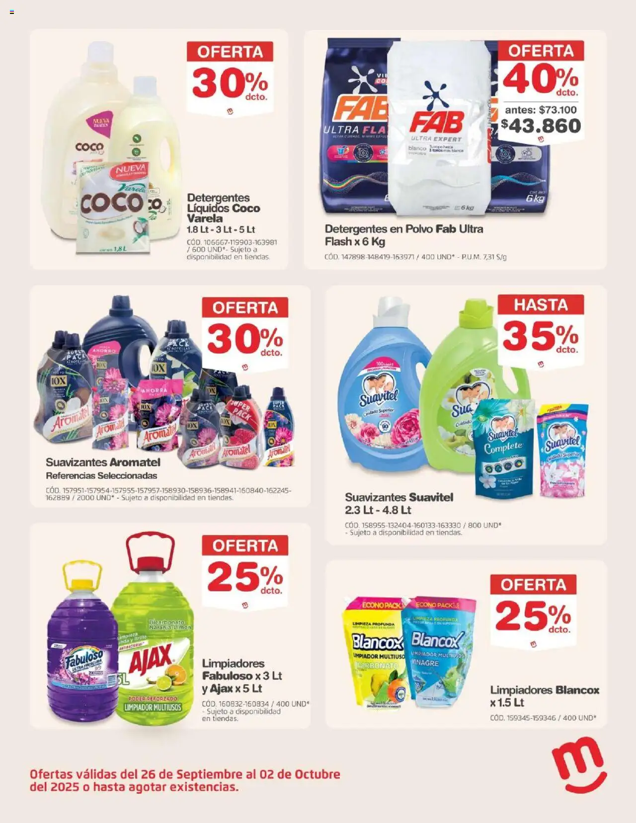 Makro revista - valida desde el 26.09.2025 | Página: 14 | Productos: Brillo, Limpiador, Polvo, Coco