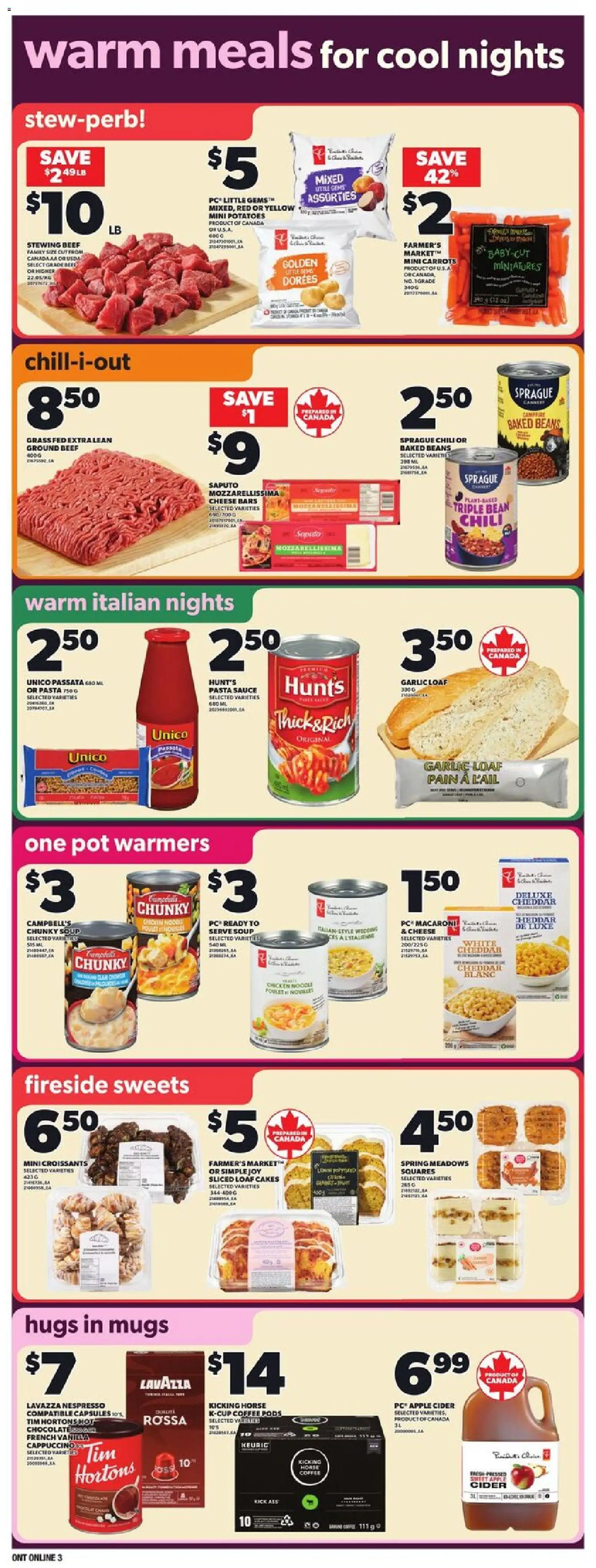 Independent Grocer flyer valid from 30.10.2025 | Page: 12 | Products: Beef, PC, Coffee, Chicken