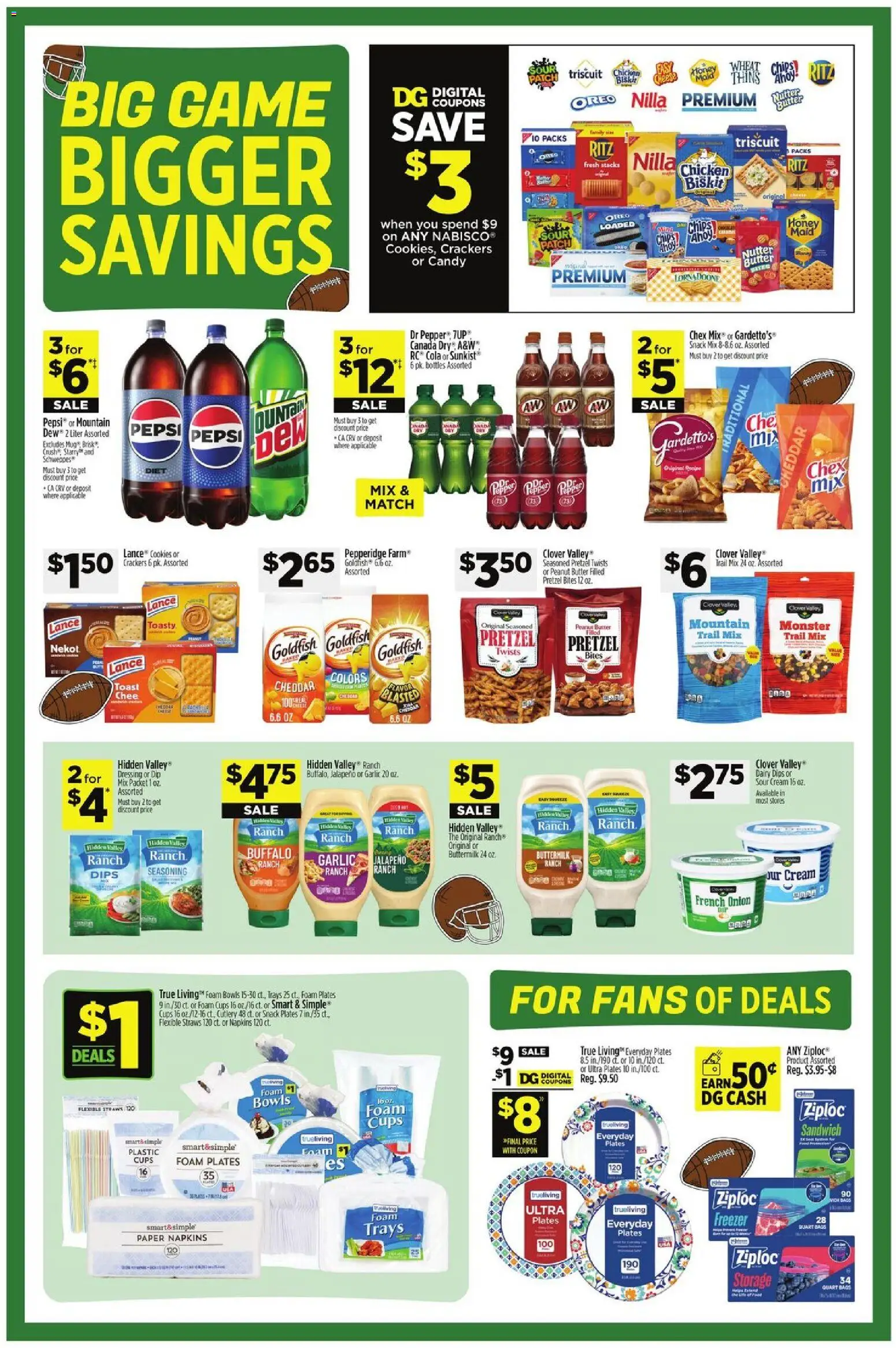 Dollar General Weekly Ad - valid from 04.01.2026 | Page: 2 | Products: Cream, Garlic, Game, Onion