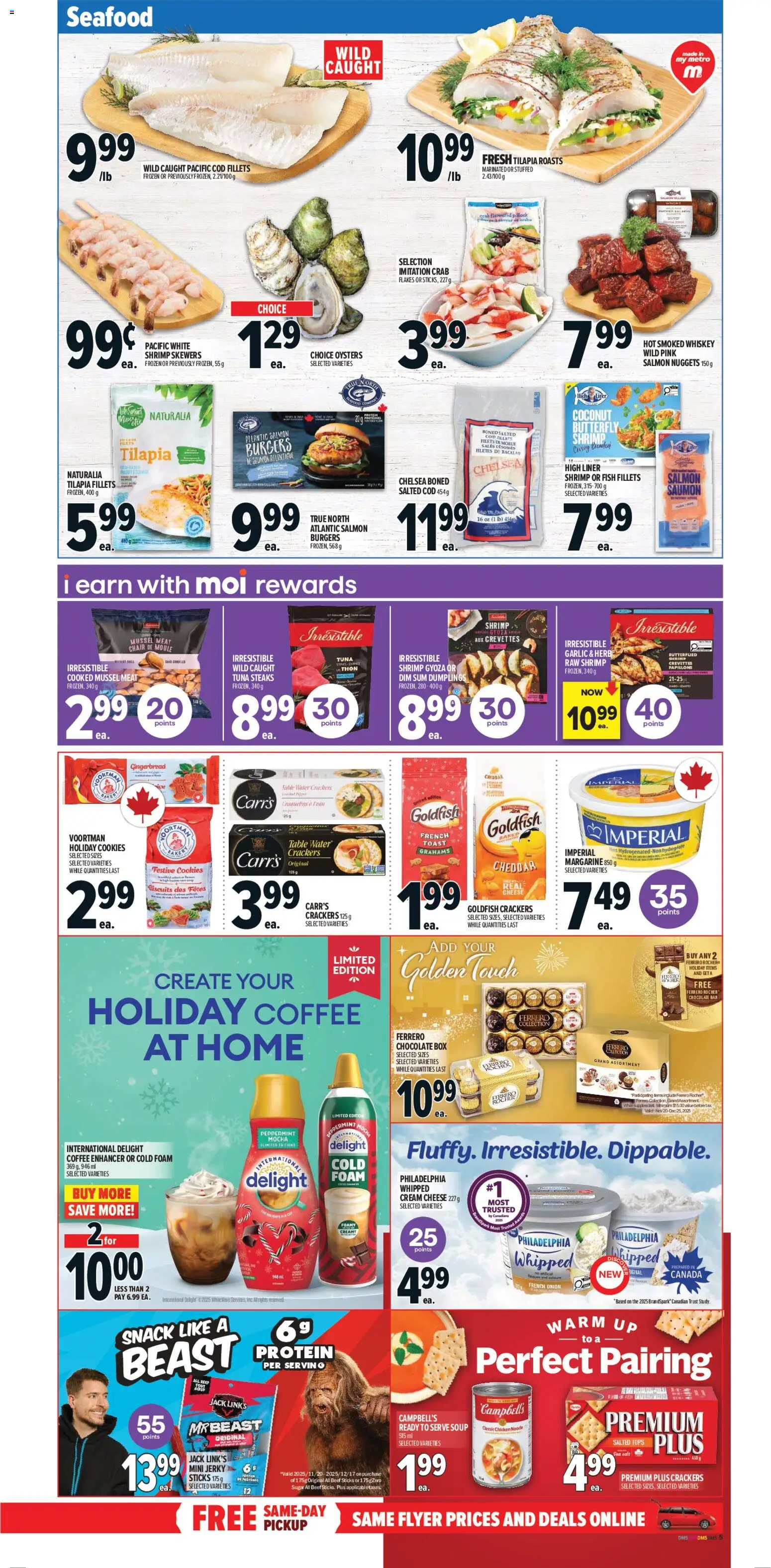 Metro flyer valid from 20.11.2025 | Page: 11 | Products: Cookies, Flakes, Coffee, Chicken