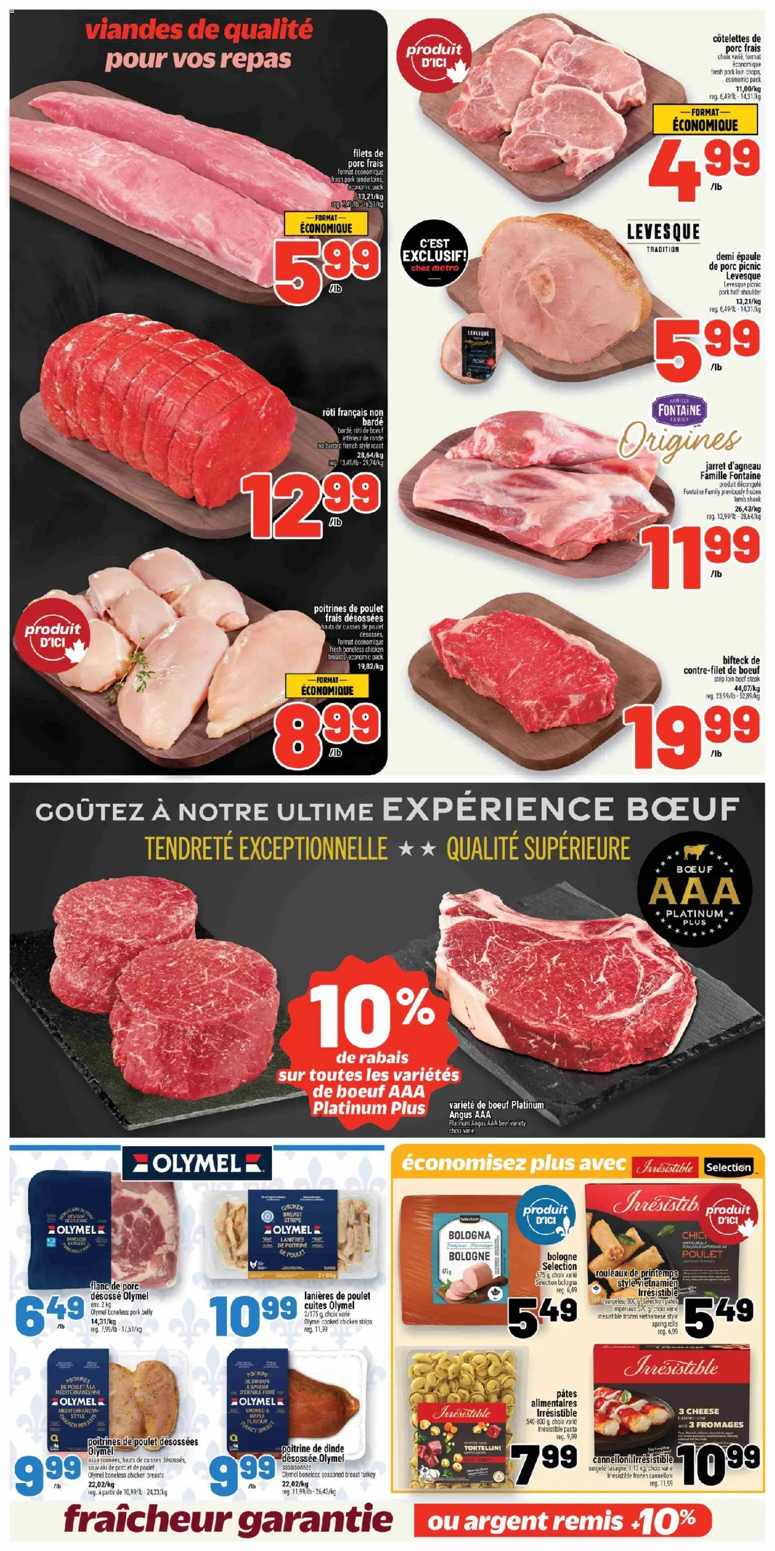 Metro flyer valid from 01.01.2026 | Page: 9 | Products: Beef, Chicken breasts, Turkey, Pork