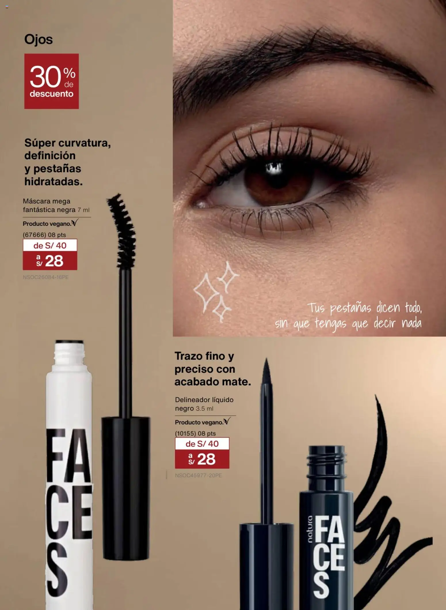Catálogo Natura válido desde 18.02.2026 | Página: 88 | Productos: Máscara, Delineador