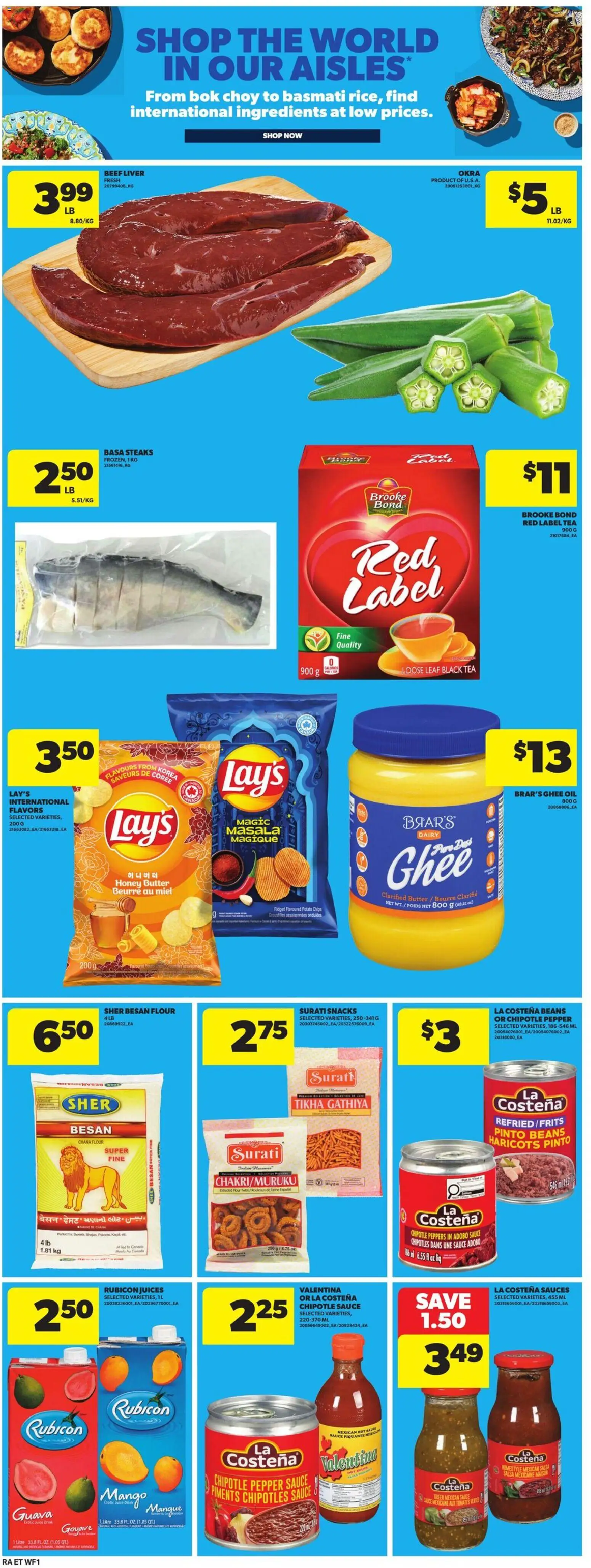 Atlantic Superstore flyer valid from 30.04.2026 | Page: 20 | Products: Tea, Beef, Butter, Juice
