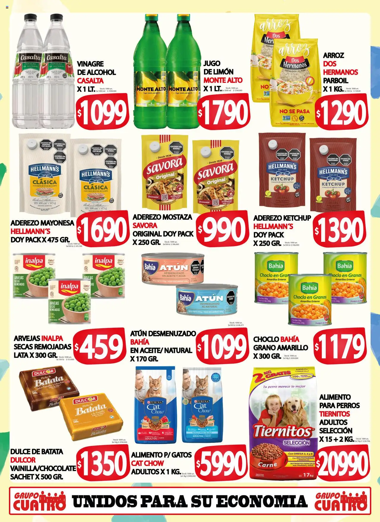 Mariano Max catálogo │ válido desde el 19.08.2025 | Página: 3 | Productos: Choclo, Mayonesa, Arvejas, Agua