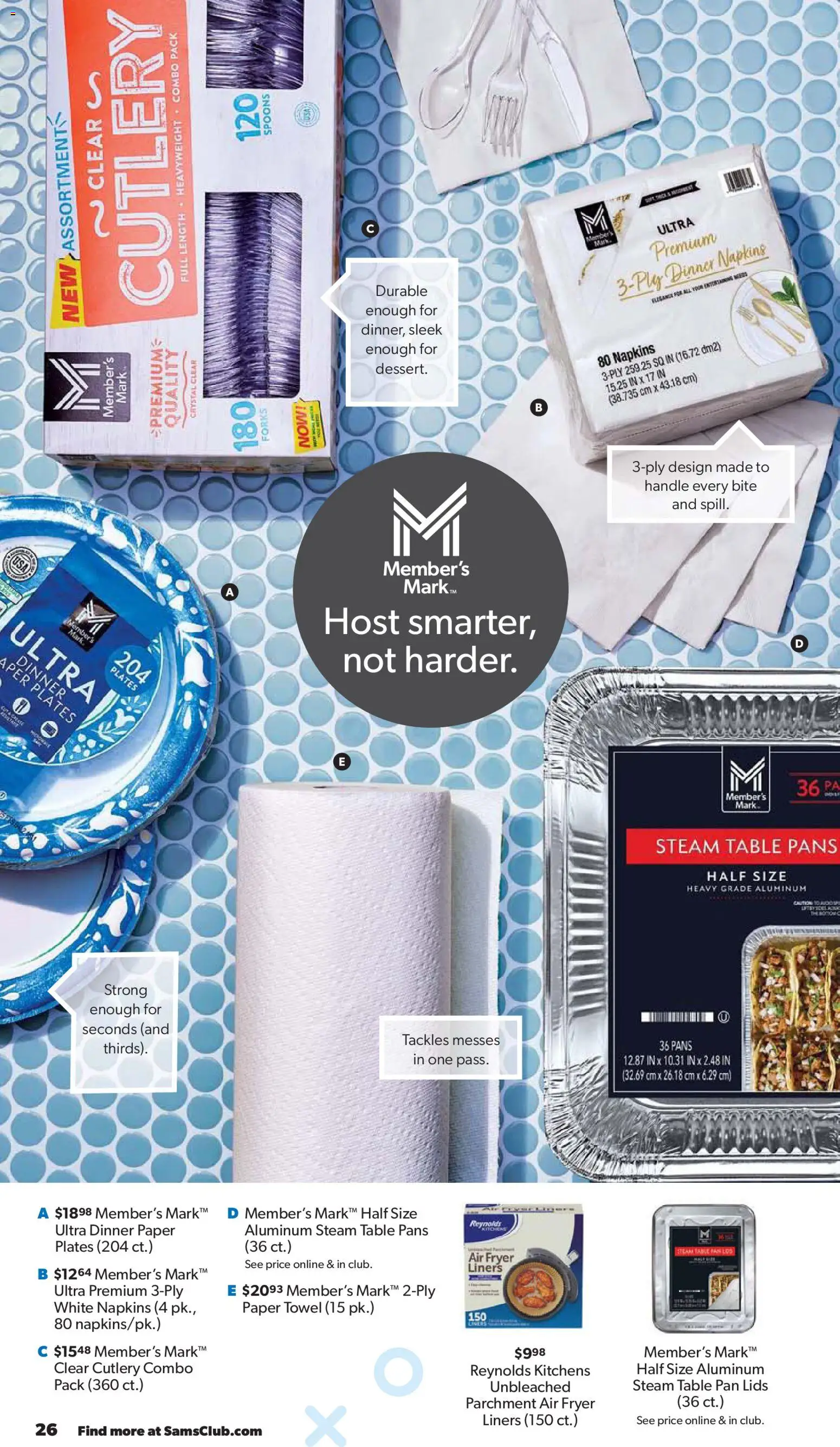 Sam's Club Instant Savings Book February - valid from 28.01.2026 | Page: 26 | Products: Fryer, Table, Pan