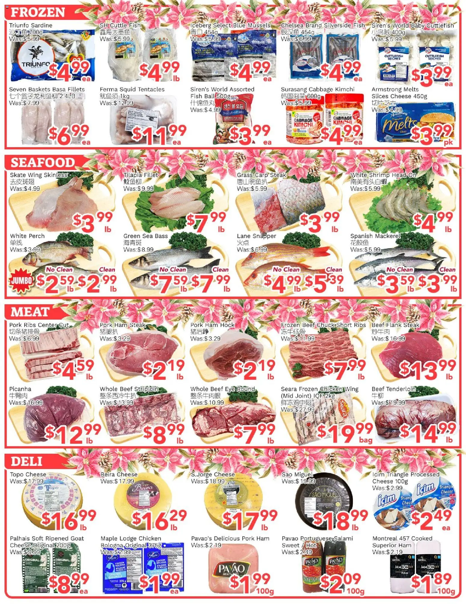 Ample Food Market flyer valid from 26.12.2025 | Page: 4 | Products: Cheese, Ham, Chicken, Pork