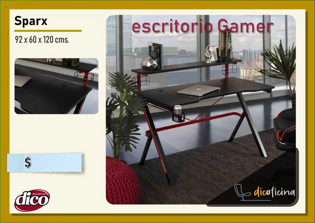 Nuevas ofertas de Muebles Dico válidas en toda la República Mexicana desde el 03.07.2025. ¡Encuentra las mejores ofertas en Muebles Dico catálogo Oficina! | Página: 8 | Productos: Escritorio