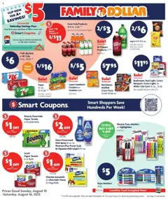 Preview of Family Dollar weekly ads valid from 10.08.2025