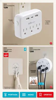 Vista previa de Betterware campaña 4 2026, nuevo folleto de la tienda, válido en México a partir del 30.03.2026 | Página: 19 | Productos: Usb, Extensión, Cable