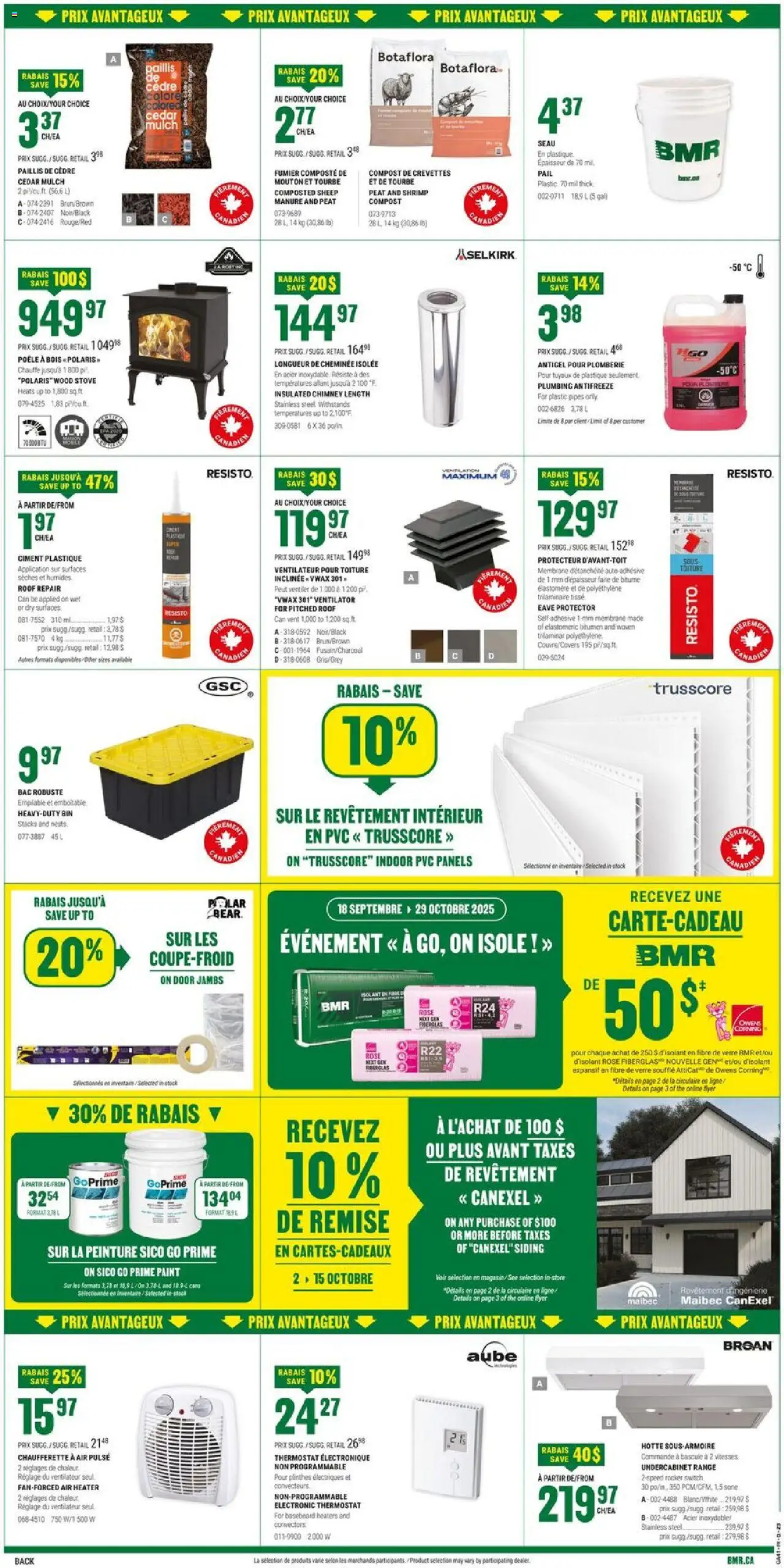 BMR flyer valid from 02.10.2025 | Page: 2 | Products: Stove
