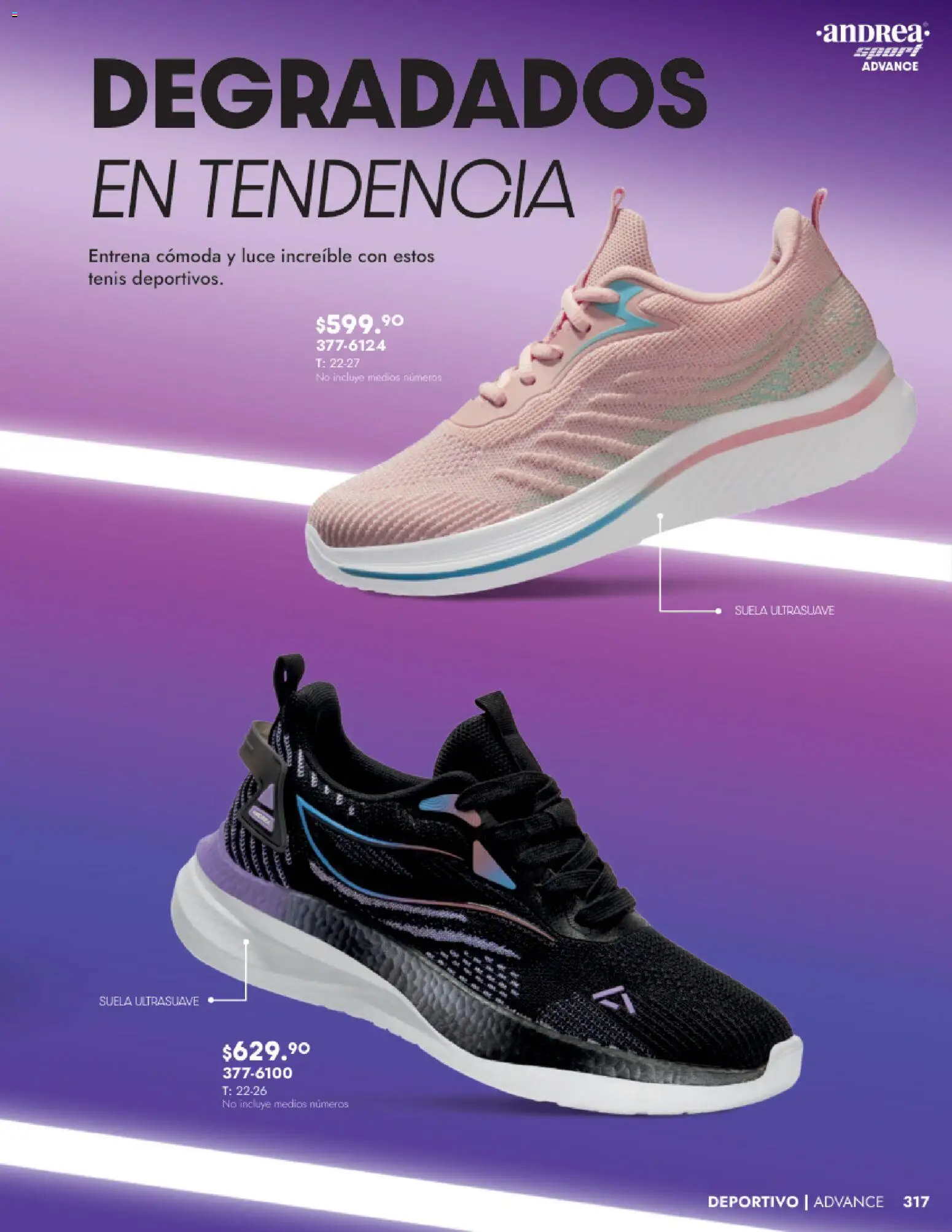 Nuevas ofertas de Andrea válidas en toda la República Mexicana desde el 24.08.2025. ¡Encuentra las mejores ofertas en Andrea - Catálogo Calzado Dama! | Página: 317 | Productos: Leggings, Sudadera