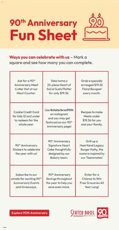 Preview of Stater Bros weekly ads valid from 08.04.2026 | Page: 6 | Products: Bakery, Stickers, Hat, Grill