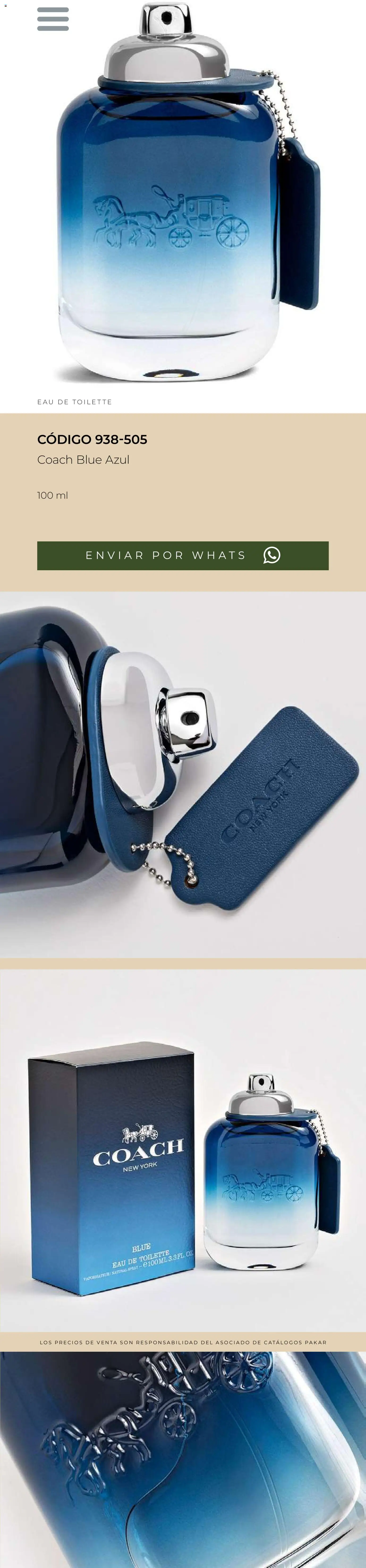 Nuevas ofertas de SC Pakar válidas en toda la República Mexicana desde el 14.11.2025. ¡Encuentra las mejores ofertas en SC Pakar catálogo Regalos Premium! | Página: 55 | Productos: Eau de toilette